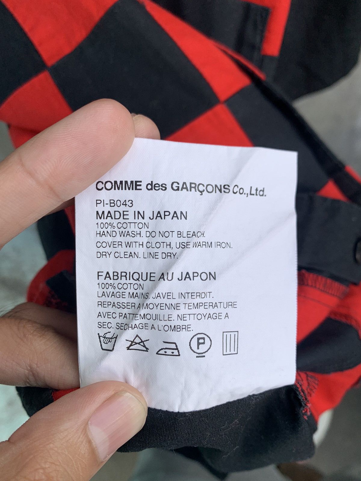 Comme des Garcons SS12 Checkerboard Button Up Shirt Size US M / EU 48-50 / 2 - 9 Thumbnail