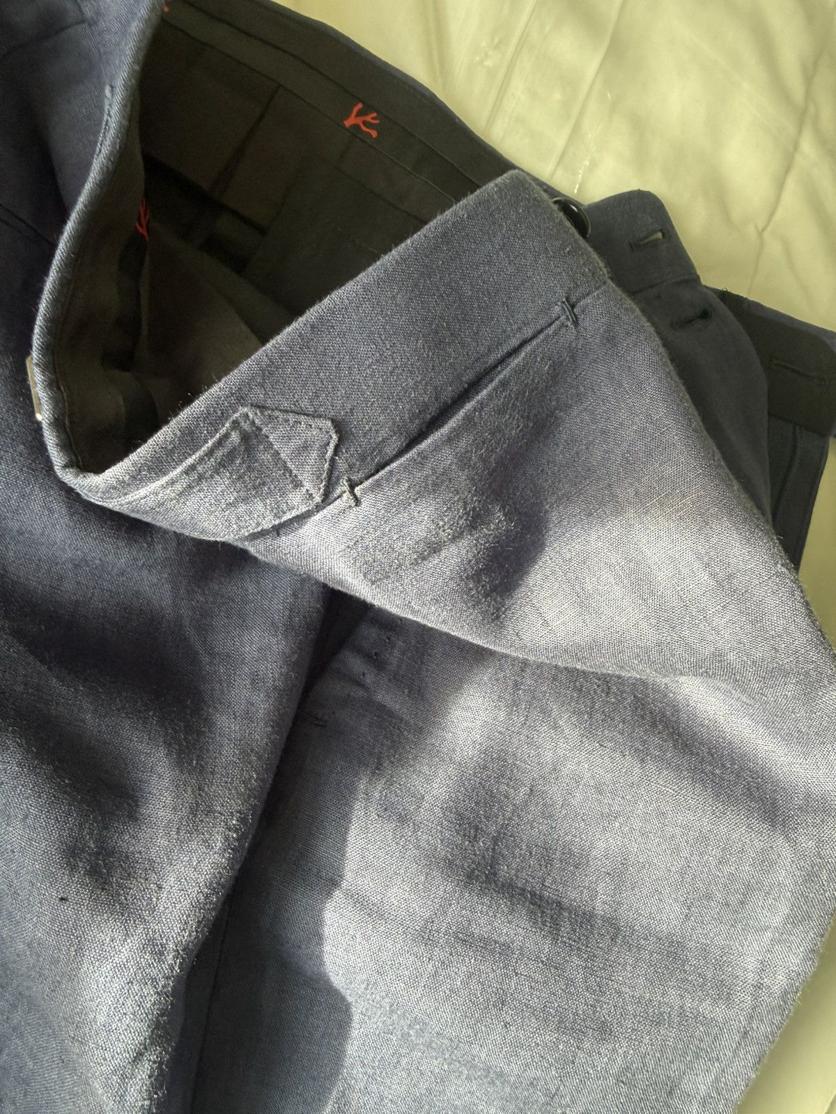 Isaia Isaia linen pants Size 48R - 10 Thumbnail
