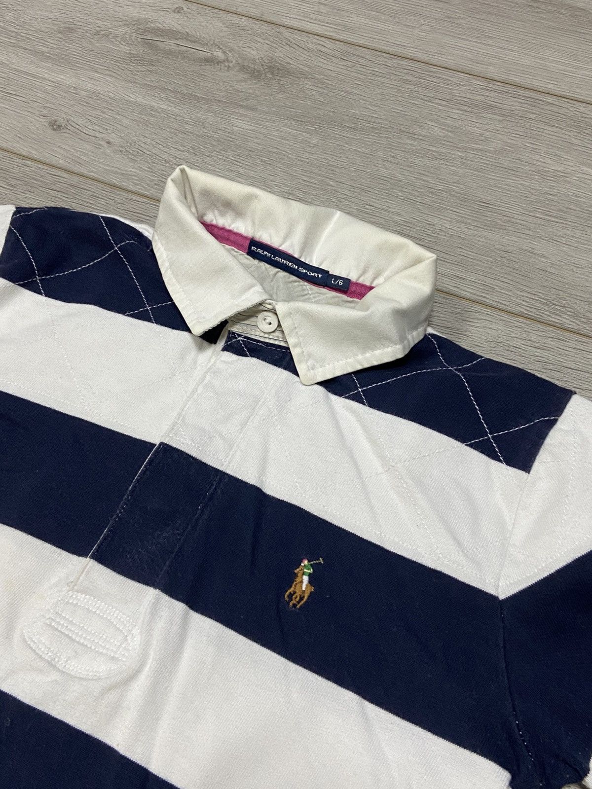 Rugby Ralph Lauren Vintage Polo Ralph Lauren sport Rugby long sleeve polo shirt Size L / US 10 / IT 46 - 8 Thumbnail