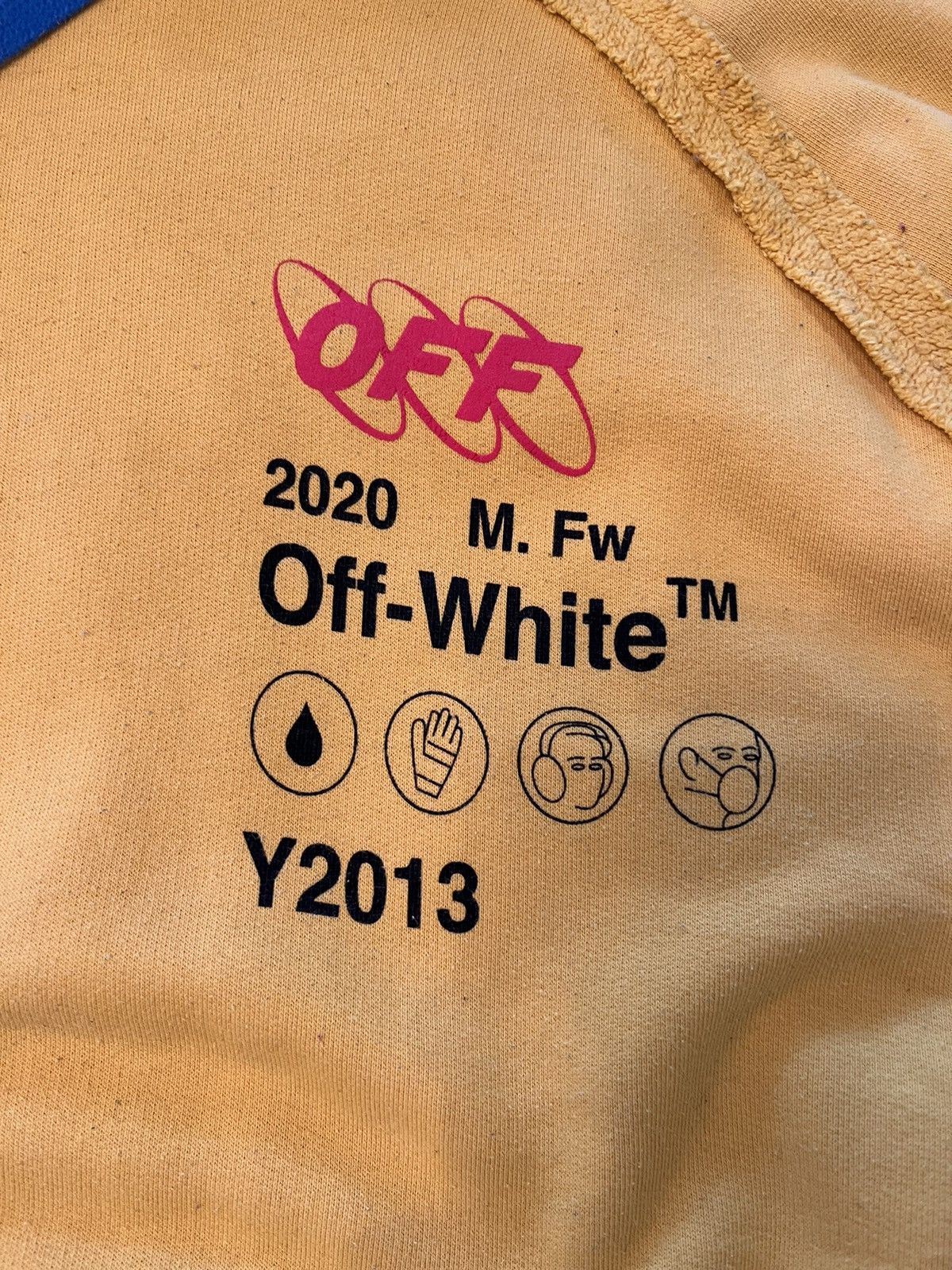 Off-White off white oversized industrial Y013 hoodie Size US M / EU 48-50 / 2 - 4 Thumbnail