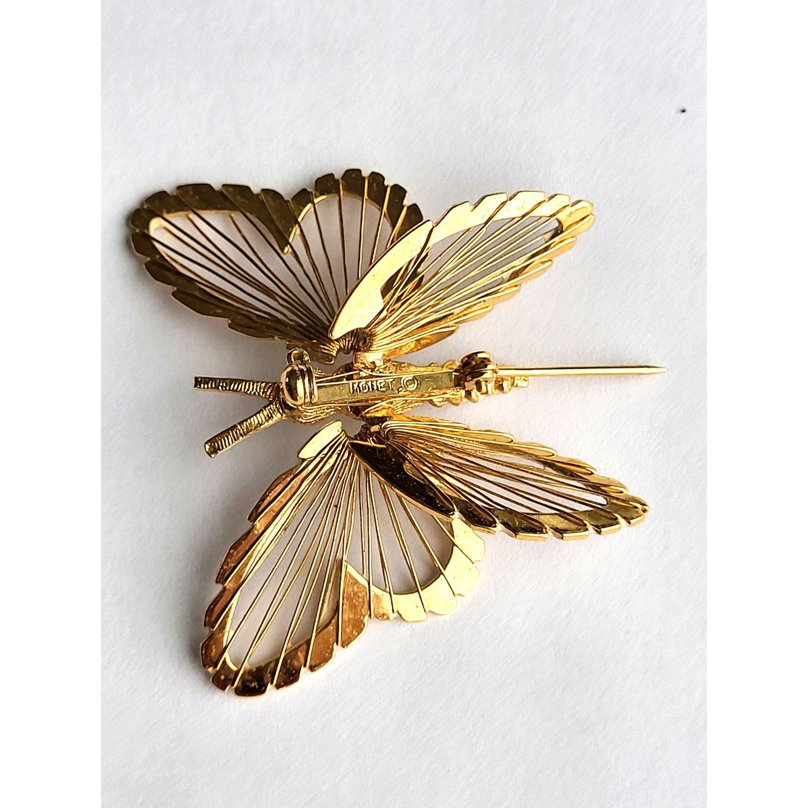 Monet Vintage Monet Enamel Butterfly Brooch Size ONE SIZE - 7 Thumbnail