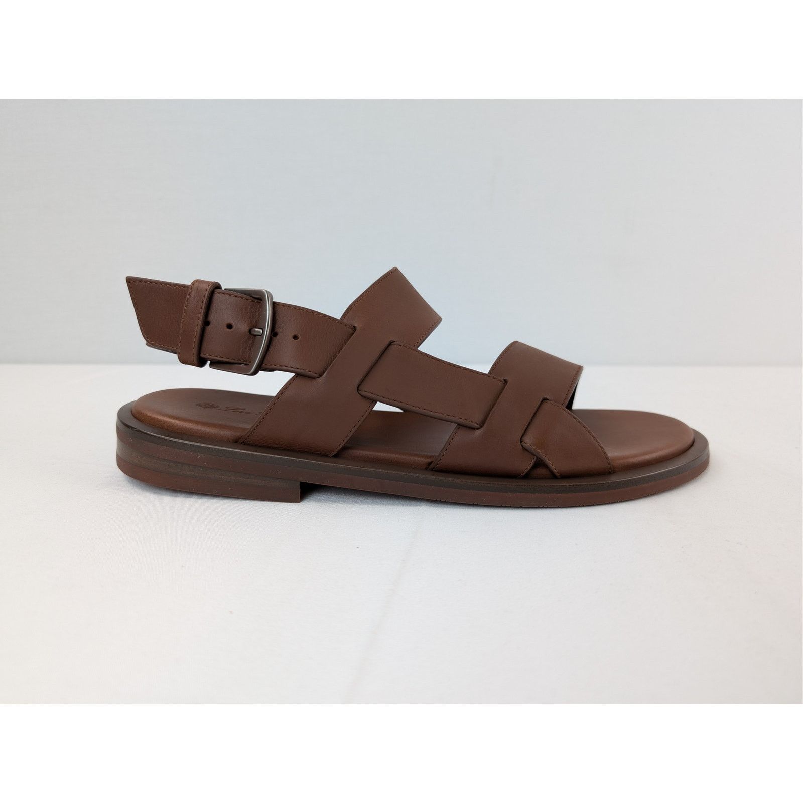 Loro Piana o1rshd1 Slide Sandal Walk Kudu in Aestival Brown Size US 12 / EU 45 - 4 Thumbnail