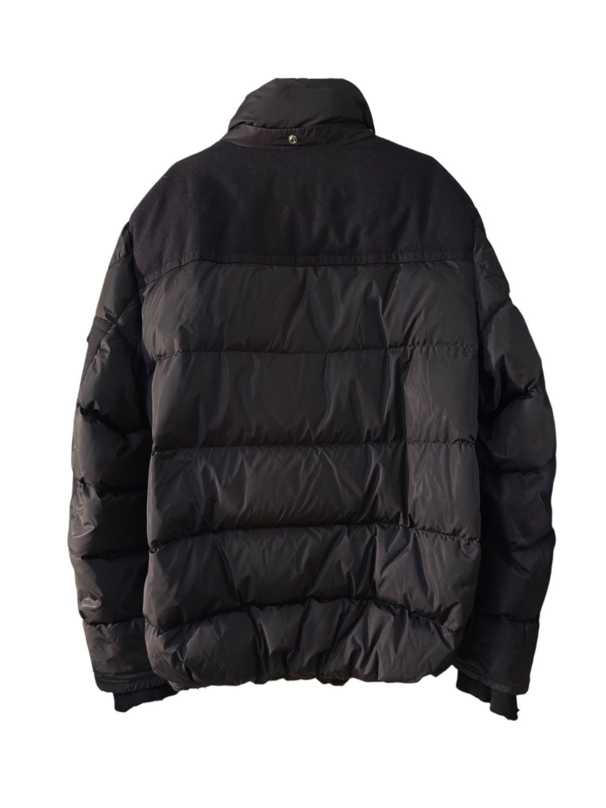 Moncler Moncler Black Down Jacket Wool Panel Puffer Size 6 (XXL) Size US XXL / EU 58 / 5 - 2 Thumbnail