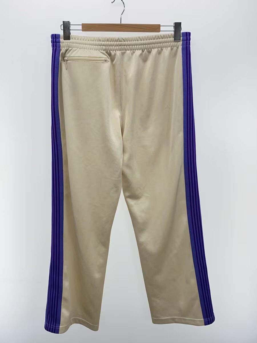 Needles Needles Poly Smooth Track Pant Ivory Size US 34 / EU 50 - 2 Thumbnail