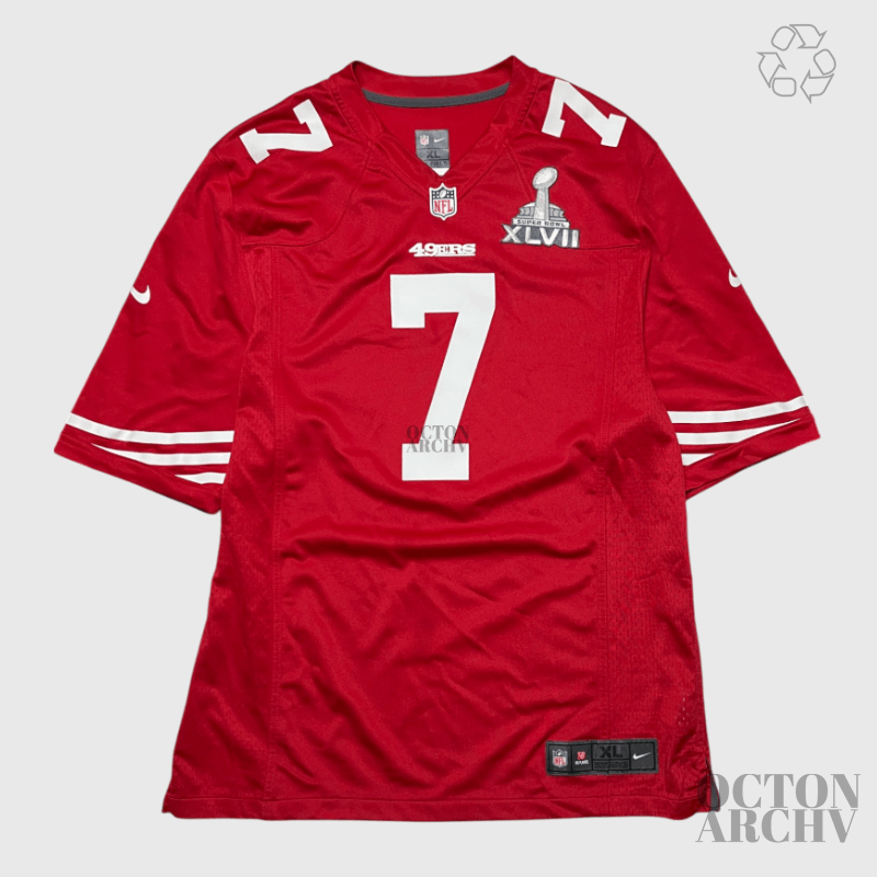 NFL × Nike San Francisco 49ers Super Bowl XLVII Kaepernick Jersey Size US XL / EU 56 / 4 - 1 Thumbnail