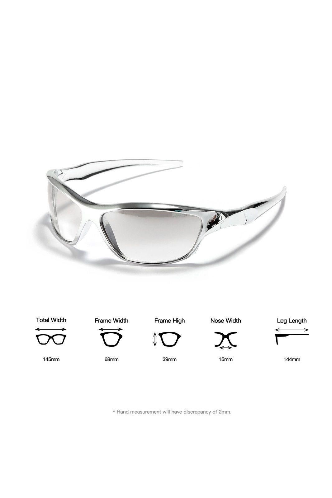 Japanese Brand Vtg Y2k Avant Garde Futuristic Mirrored Sunglasses Unisex Size ONE SIZE - 8 Thumbnail