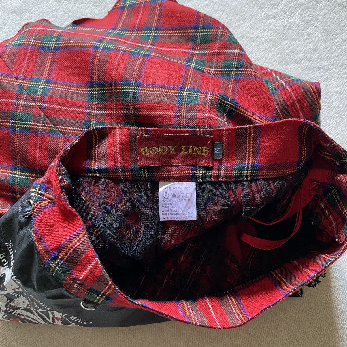 Seditionaries Seditionaries MAD PUNK Bondage Tartan Plaid Punker Skirt Size 30" / US 8 / IT 44 - 6 Thumbnail
