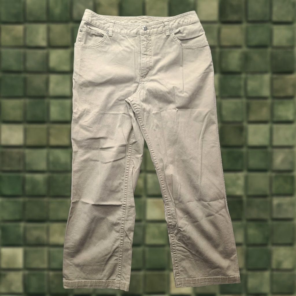 Vintage Duluth Duluthflex Fire Hose Work Pants Womens 10x28 Regular Fit Workwear Pants Brown Cotton Spandex Canvas Straight 30 in Inseam 28 in Regular Womens Size 32" / US 10 / IT 46 - 1 Thumbnail