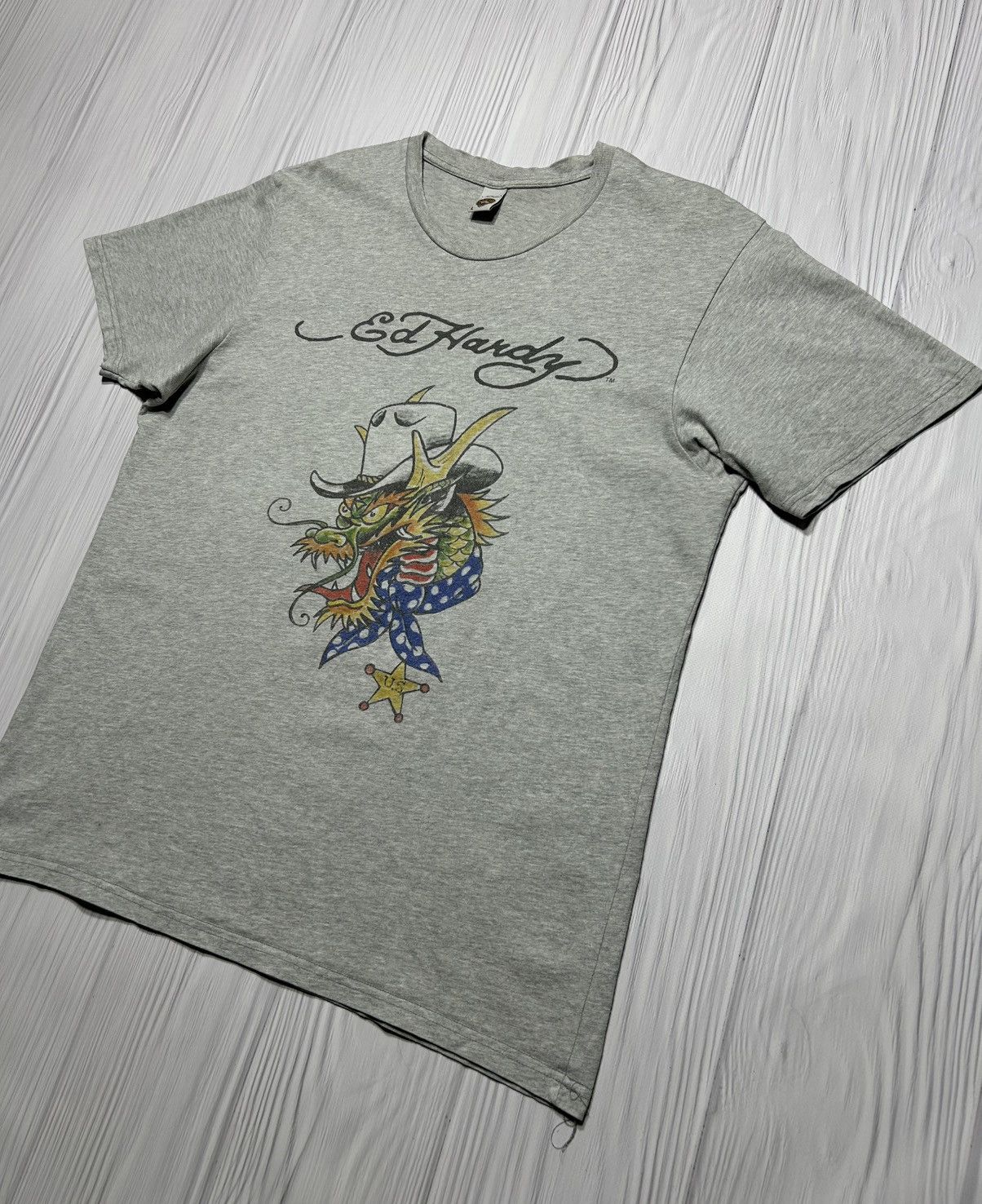 Christian Audigier Vintage Y2K Ed Hardy USA Dragon T-Shirt Size L Size US L / EU 52-54 / 3 - 2 Thumbnail