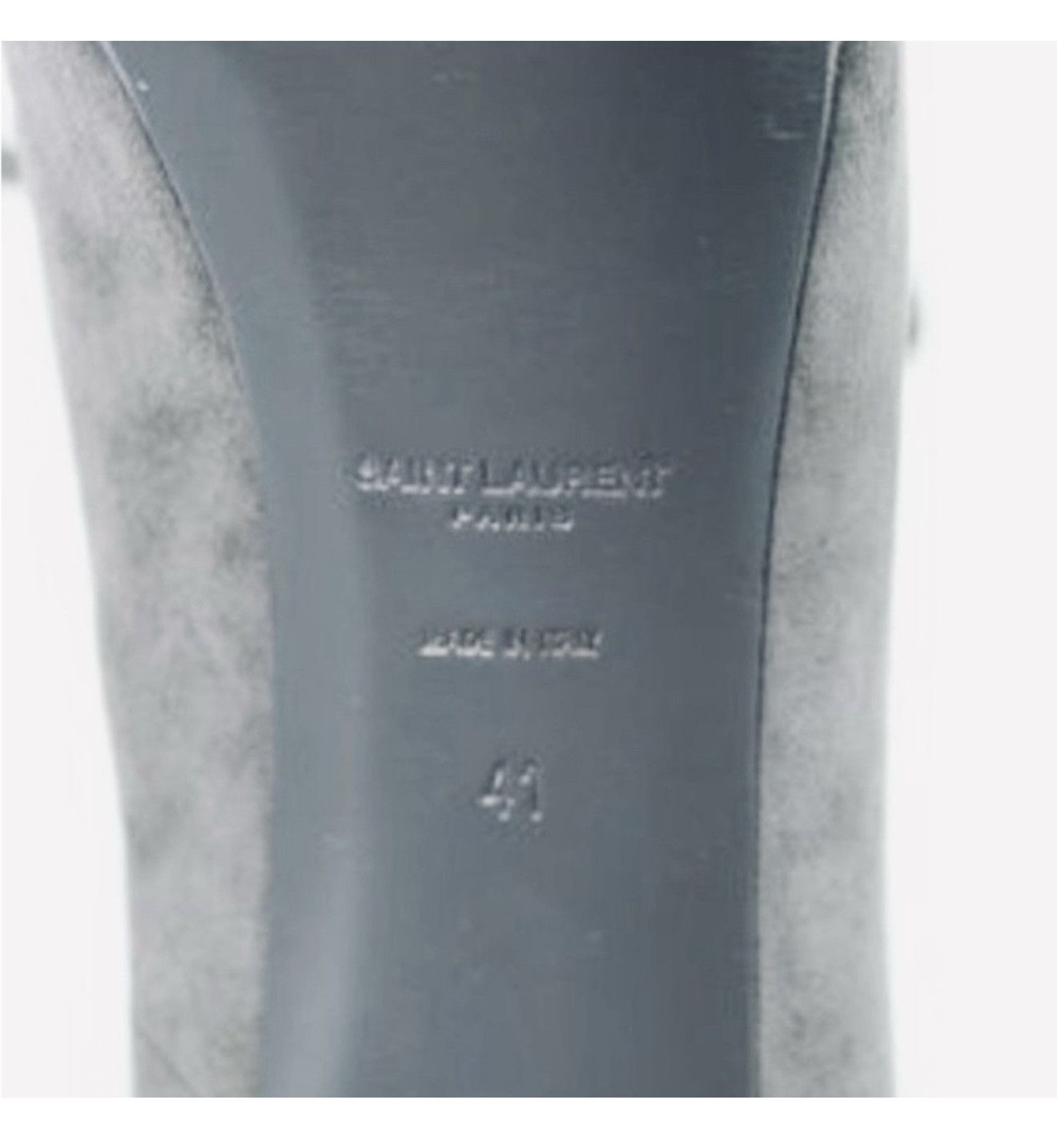 Yves Saint Laurent YSL Grey Pump Size US 11 / IT 41 - 4 Thumbnail
