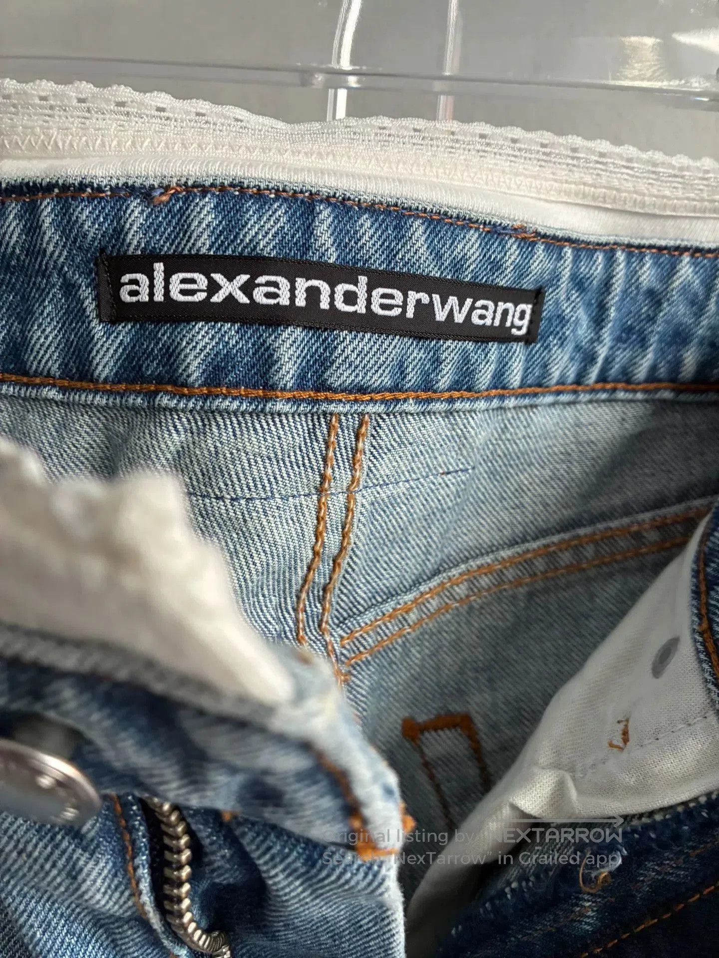 Alexander Wang Alexander Wang Light Blue Straight Jeans. Size 25" / US 0 / IT 36 - 7 Thumbnail