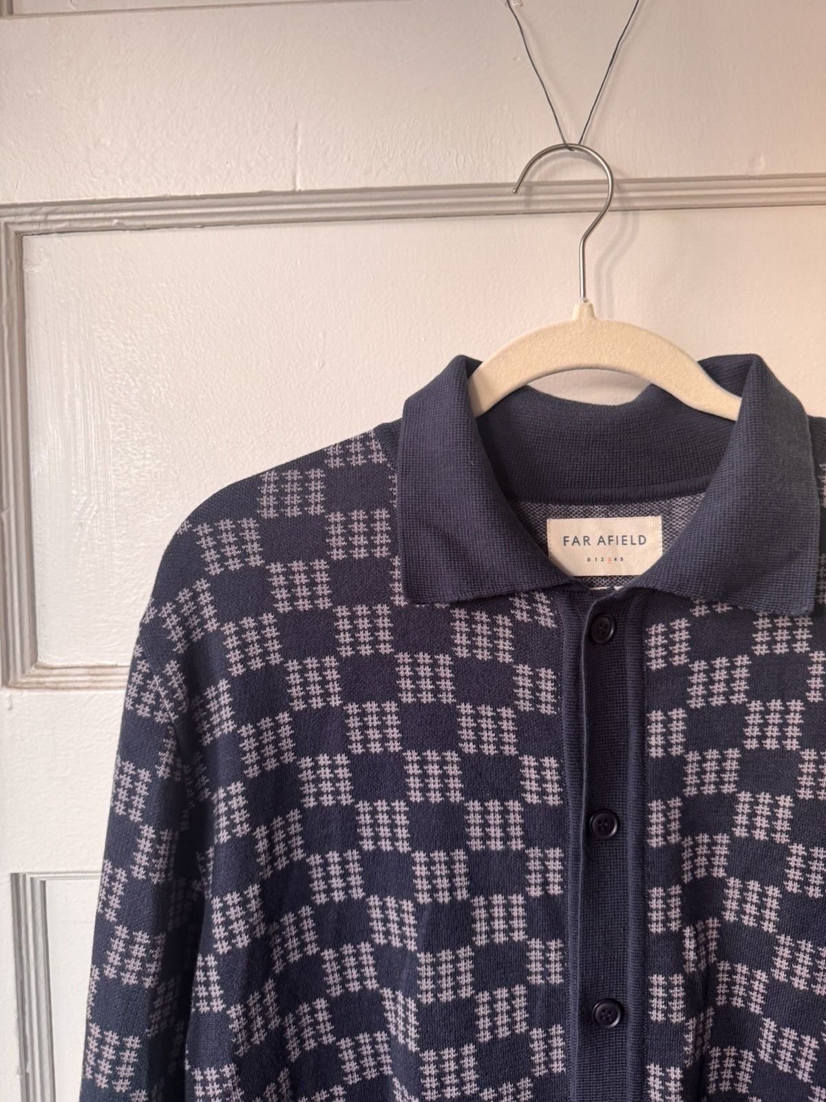 Far Afield Far Afield Checkered Sweater Polo Size US L / EU 52-54 / 3 - 2 Thumbnail