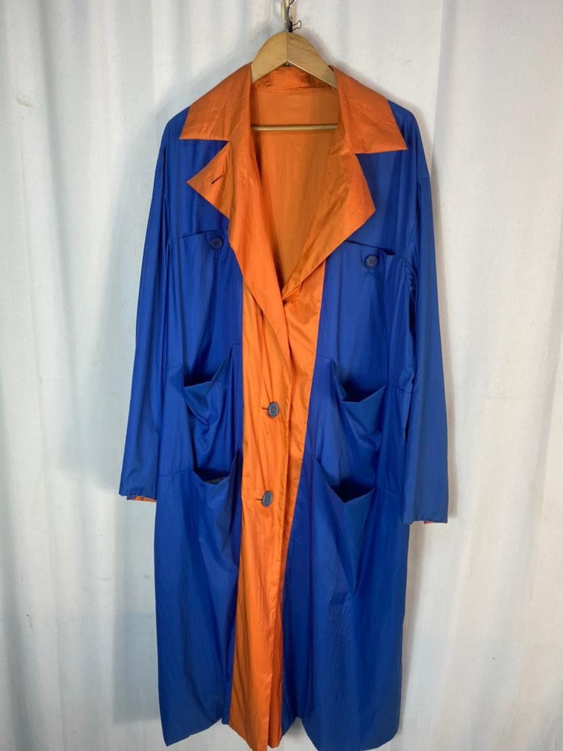 Issey Miyake × Vintage Vintage Issey miyake reversible button up trench coat Size US M / EU 48-50 / 2 - 18 Thumbnail