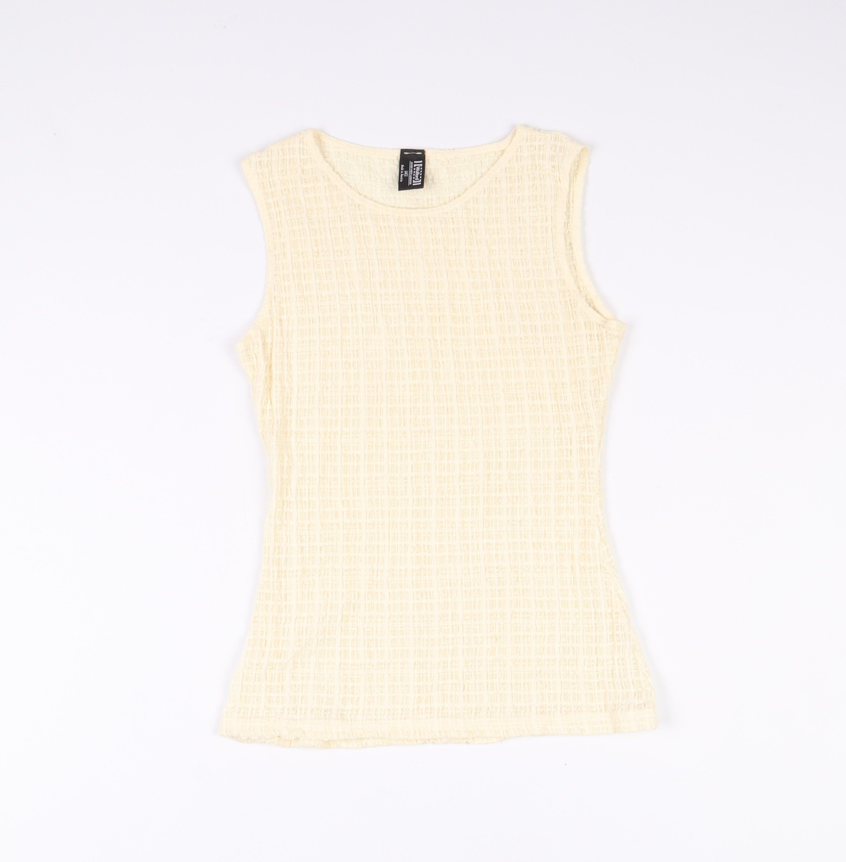 Wolford Wolford Mesh Lace Cream Top Size S / US 4 / IT 40 - 8 Thumbnail