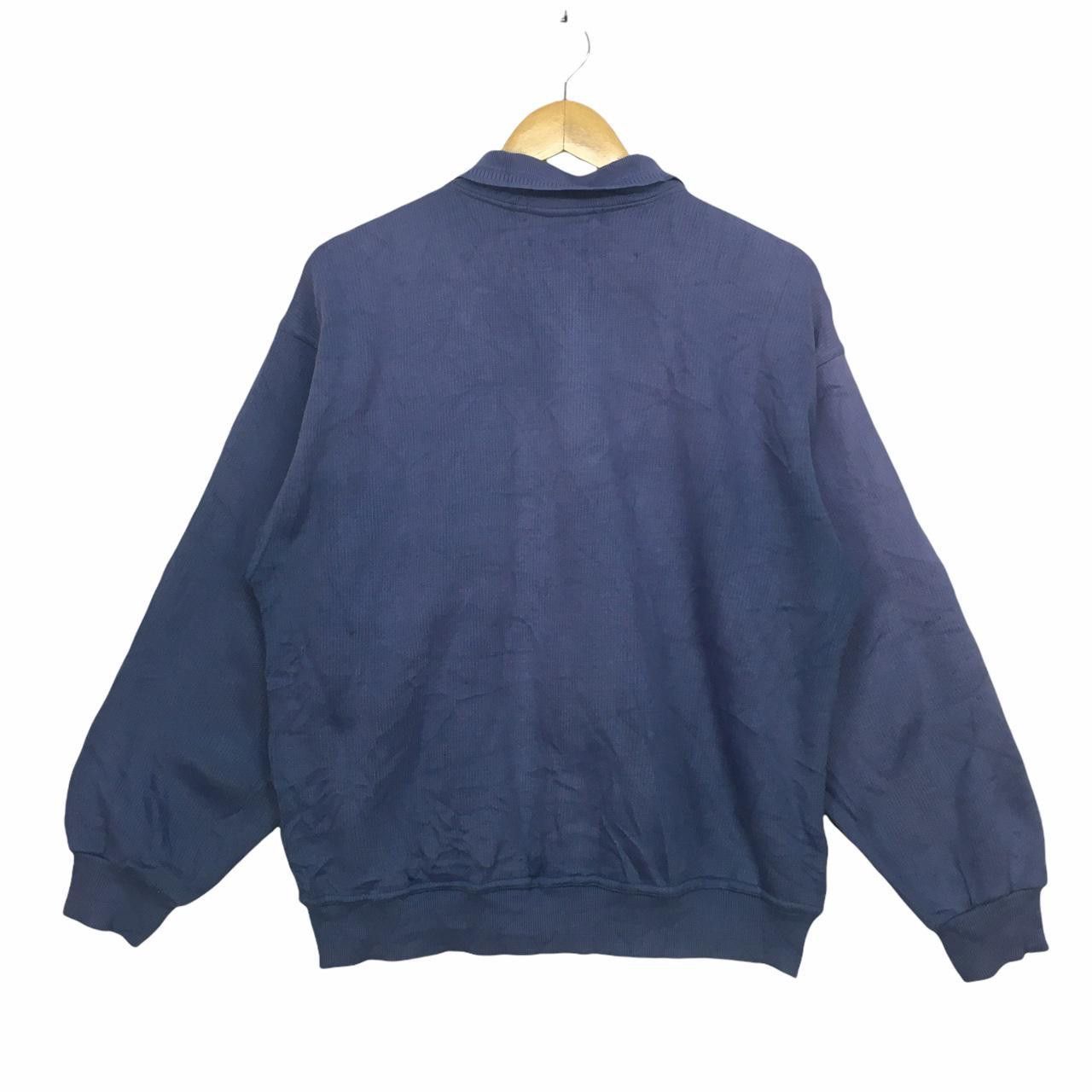 Vintage Vtg GIORGIO FERRARI Italy Collar Sweatshirt Size US L / EU 52-54 / 3 - 3 Thumbnail