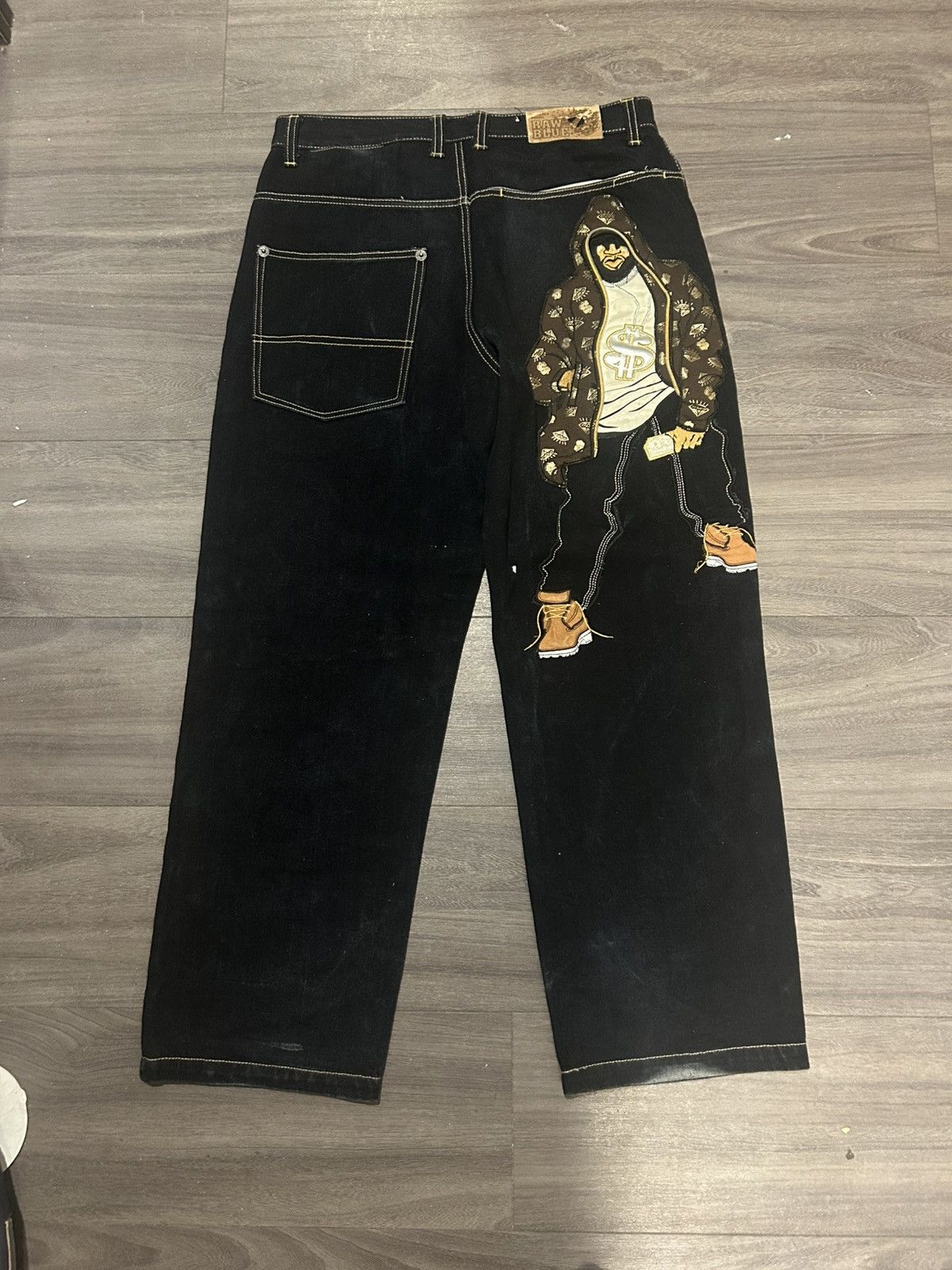 Other Baggy Skater Jeans Crazy Embroidery Size US 32 / EU 48 - 1 Thumbnail