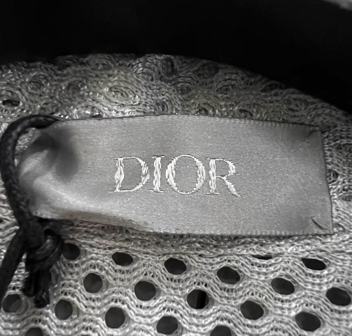 Dior Dior Grey-Blue Patch Logo Hollow Out Shirt J41 Size US M / EU 48-50 / 2 - 4 Thumbnail