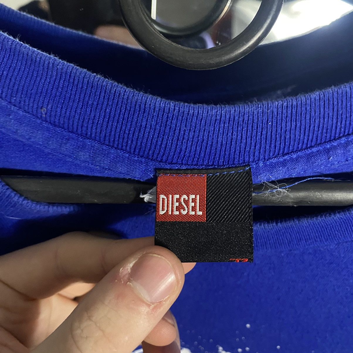Diesel Diesel T-Shirt Big Logo Japan Style Vintage Y2K Size US L / EU 52-54 / 3 - 7 Thumbnail