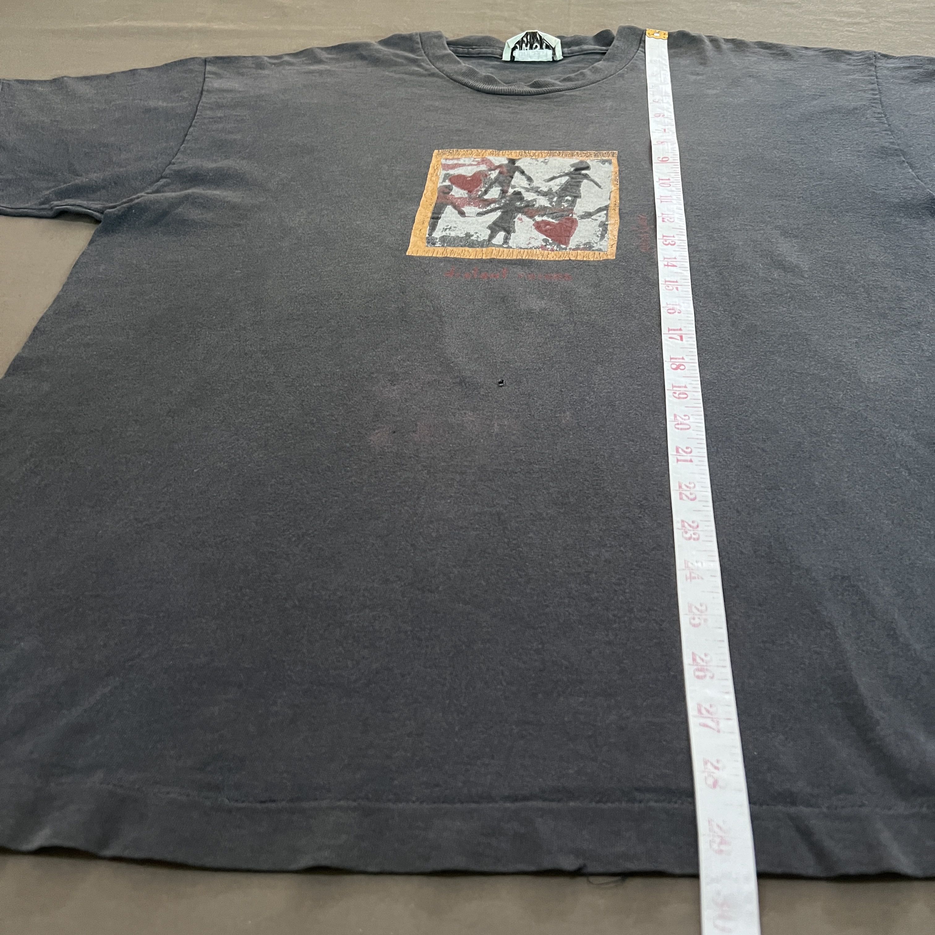 Vintage 90s distant voices artwork Julia Gash Tee XL Faded