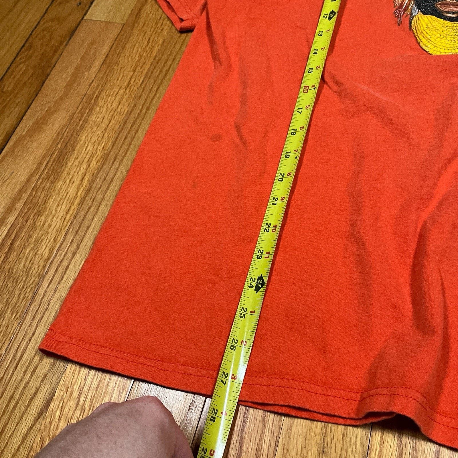 Hanes VTG Mr. T I Pity The Fool Orange T-Shirt A-Team Tee Y2K 2000 Size US M / EU 48-50 / 2 - 5 Thumbnail
