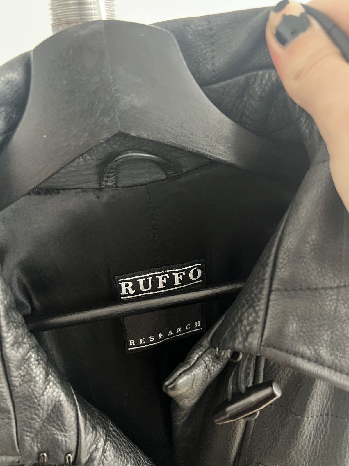 Raf Simons AW99 Leather Duffle Coat Size US M / EU 48-50 / 2 - 3 Thumbnail