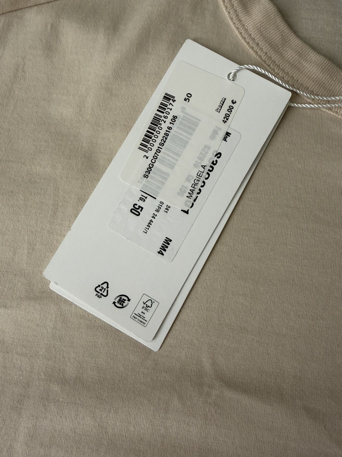 Maison Margiela Maison Margiela Embroidery T-Shirt Size US M / EU 48-50 / 2 - 10 Thumbnail