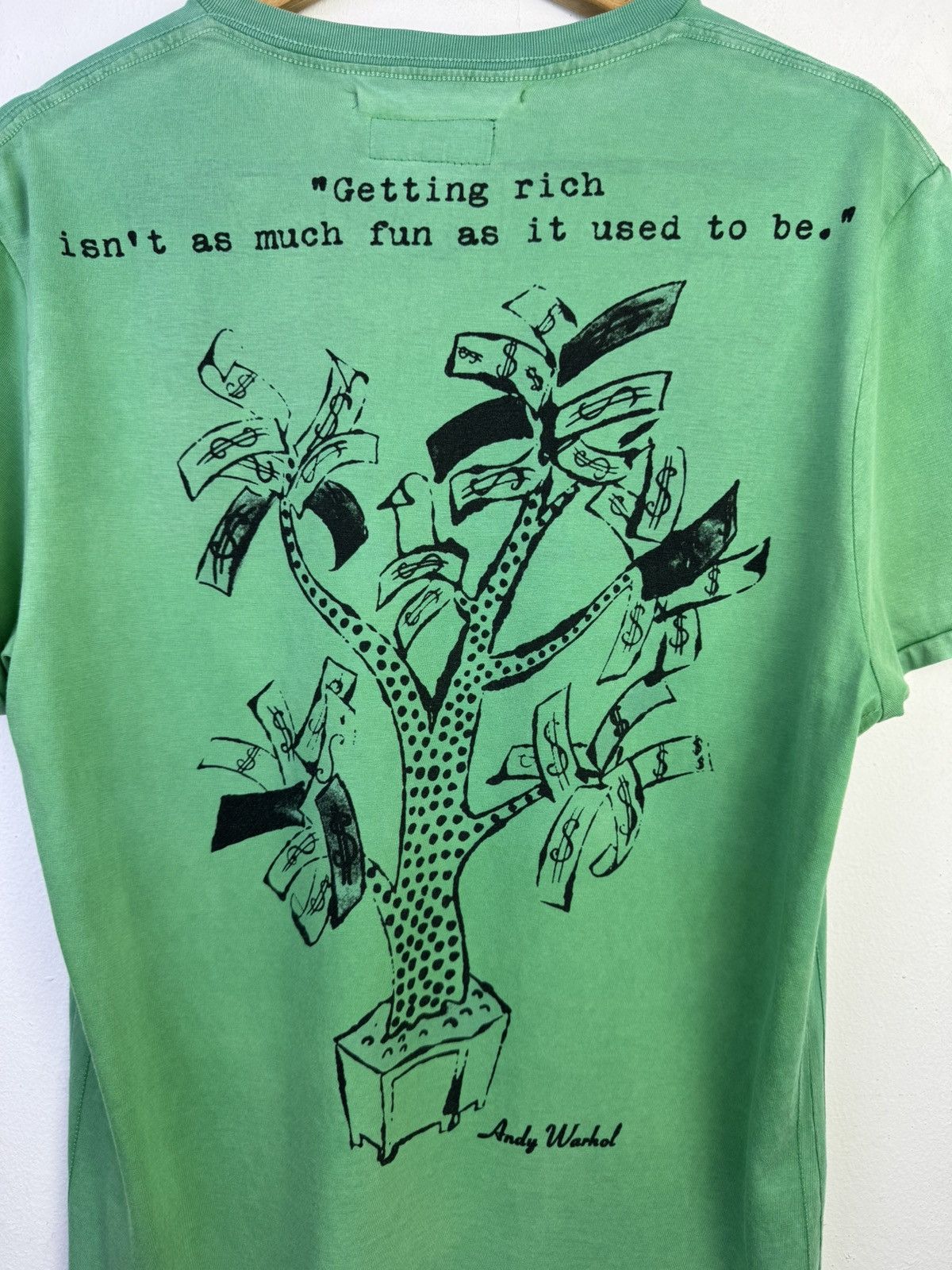 Andy Warhol Andy Warhol graphic t-shirt featuring quote and artwork. Size US M / EU 48-50 / 2 - 8 Thumbnail