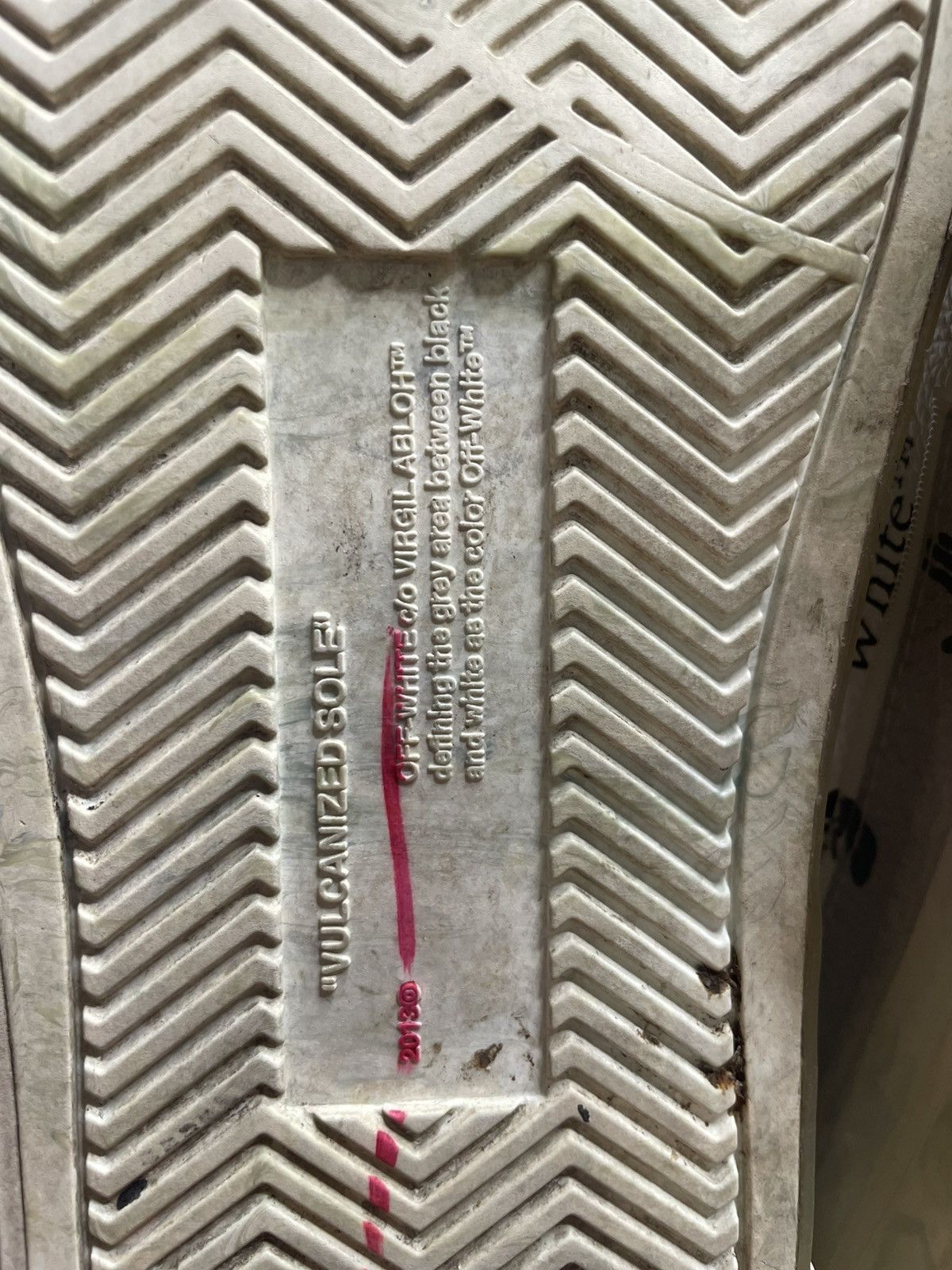 Off-White Off White 2013 White Low Top Leather sneakers size 43 Size US 10 / EU 43 - 9 Thumbnail