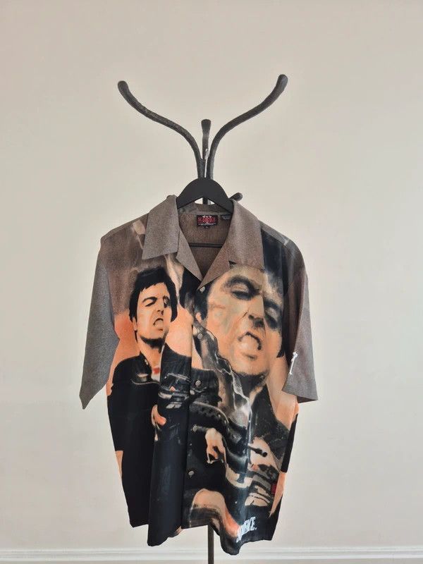 Vintage Scarface shirt 90's Size US L / EU 52-54 / 3 - 1 Thumbnail