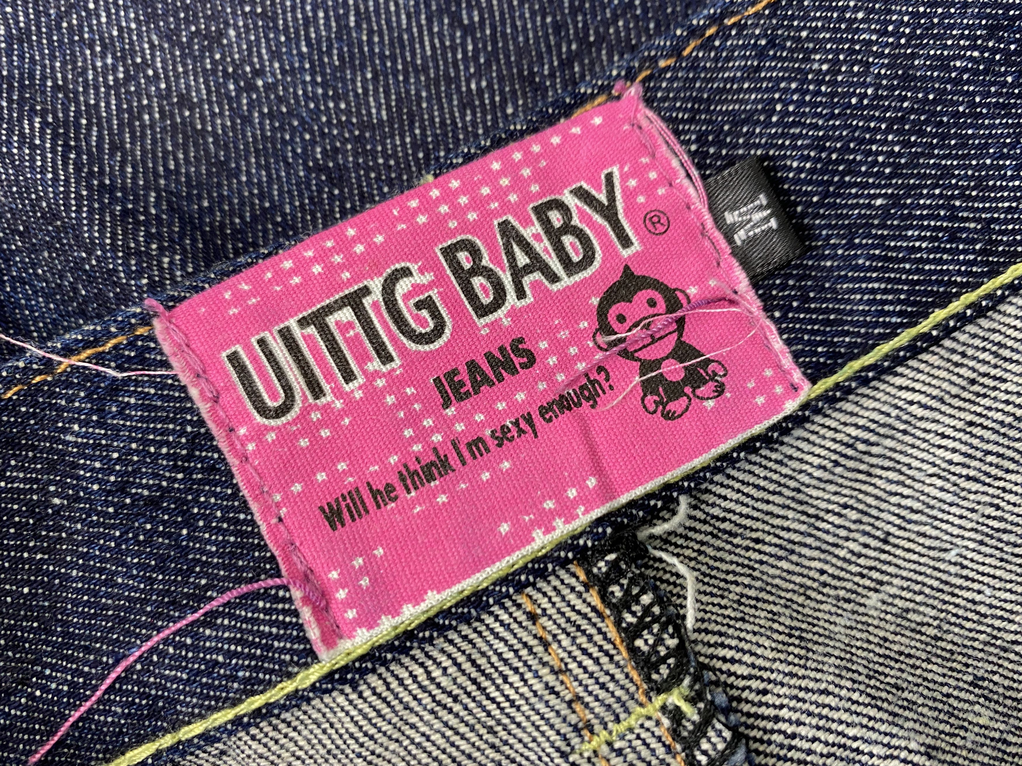 If Six Was Nine Japanese Brand Printed Uittg Baby Denim 30x32 -JN051 Size US 30 / EU 46 - 8 Thumbnail
