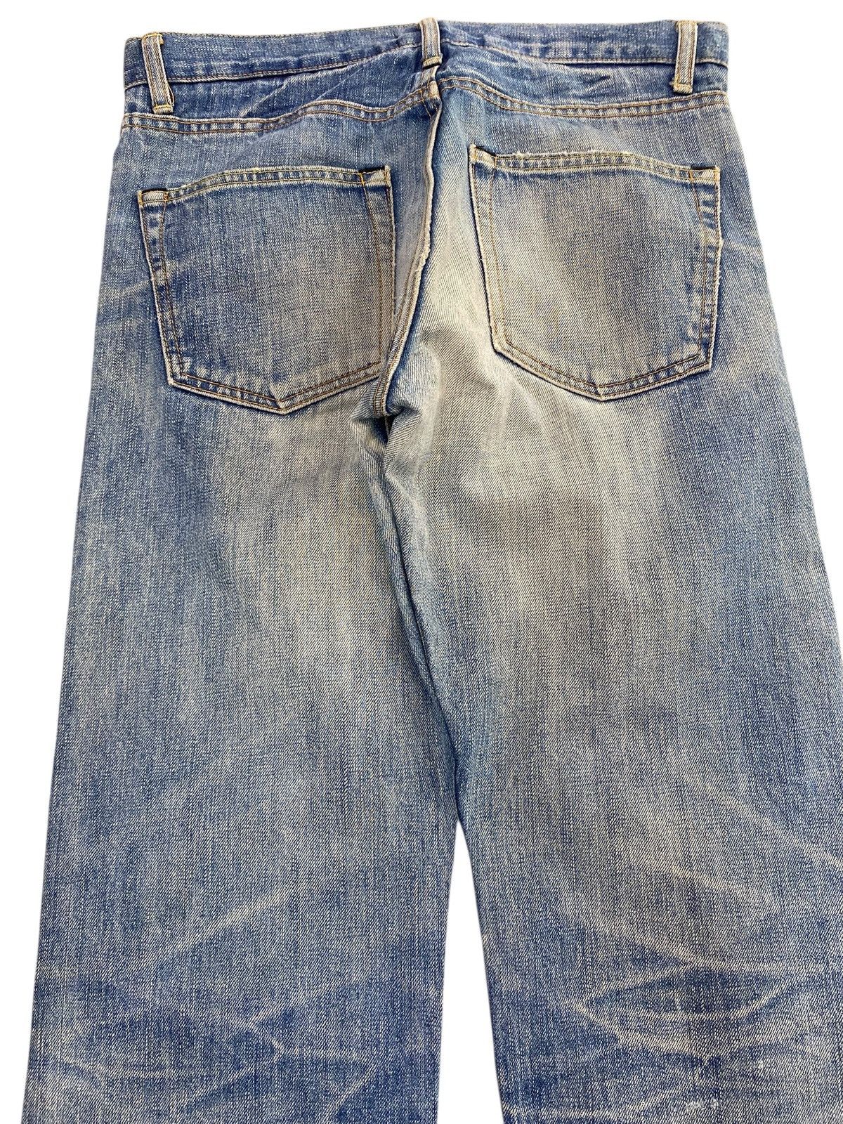 Japanese Brand Japanese Brand Whiskers Faded Wash Style Loose Jeans Size US 31 - 4 Thumbnail