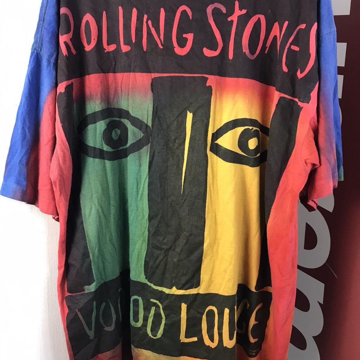 The Rolling Stones Vintage Brockum Rolling Stones Voodoo Lounge Tour Tee Shirt Size US XXL / EU 58 / 5 - 7 Thumbnail