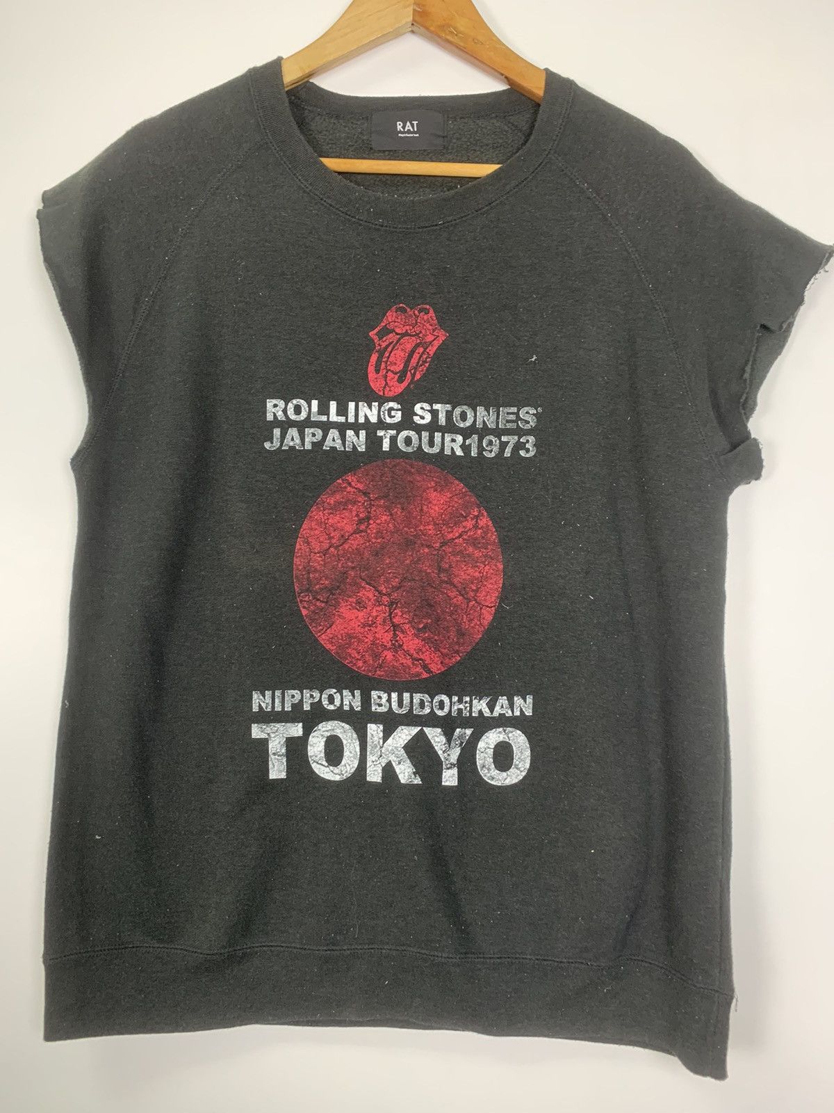 Band Tees × The Rolling Stones × Vintage Vintage Rolling Stones Sleeve Less shirt Size US M / EU 48-50 / 2 - 2 Thumbnail