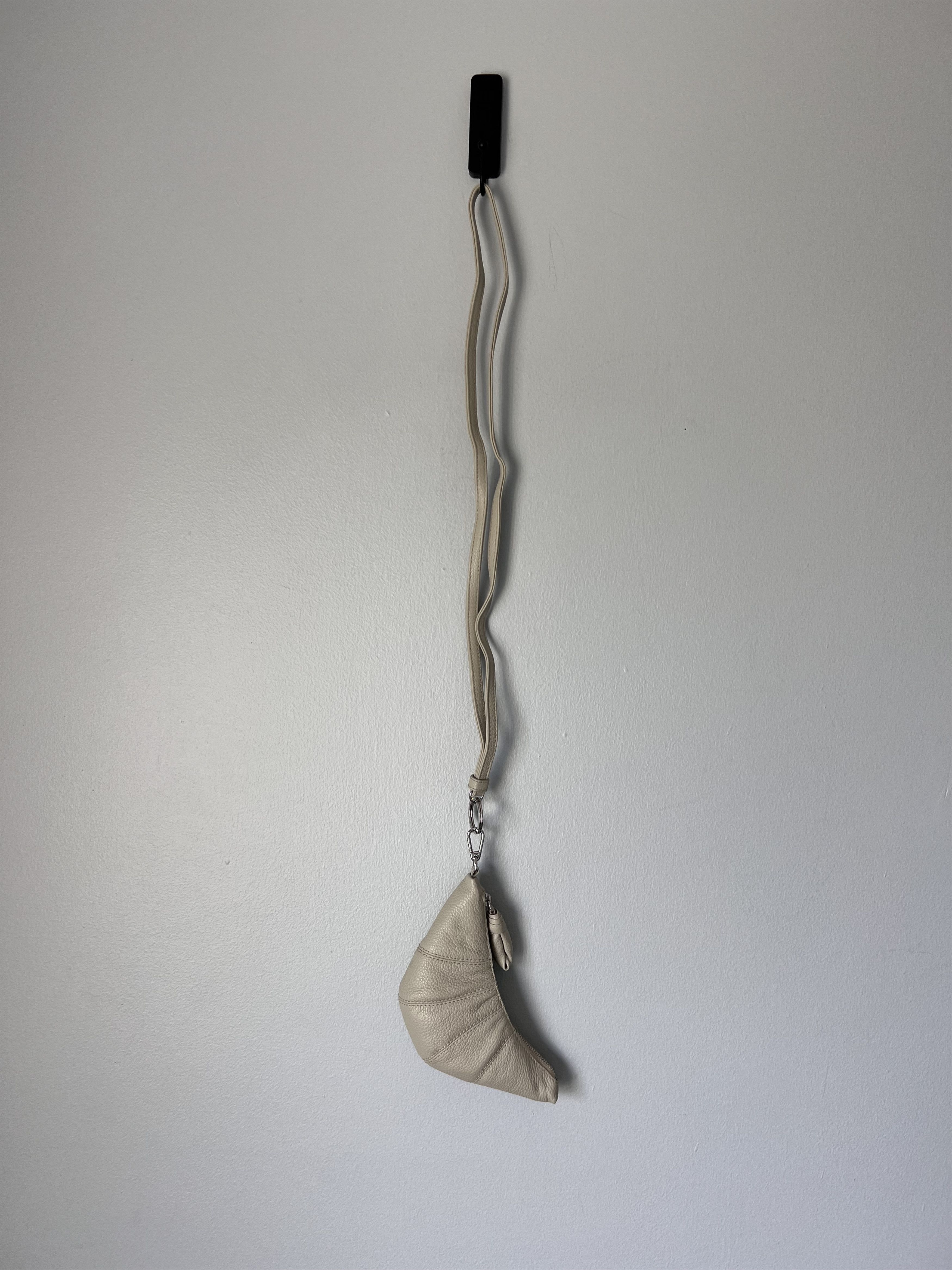 Lemaire Lemaire Croissant Coin Purse Necklace in Light Sage Size ONE SIZE - 1 Thumbnail