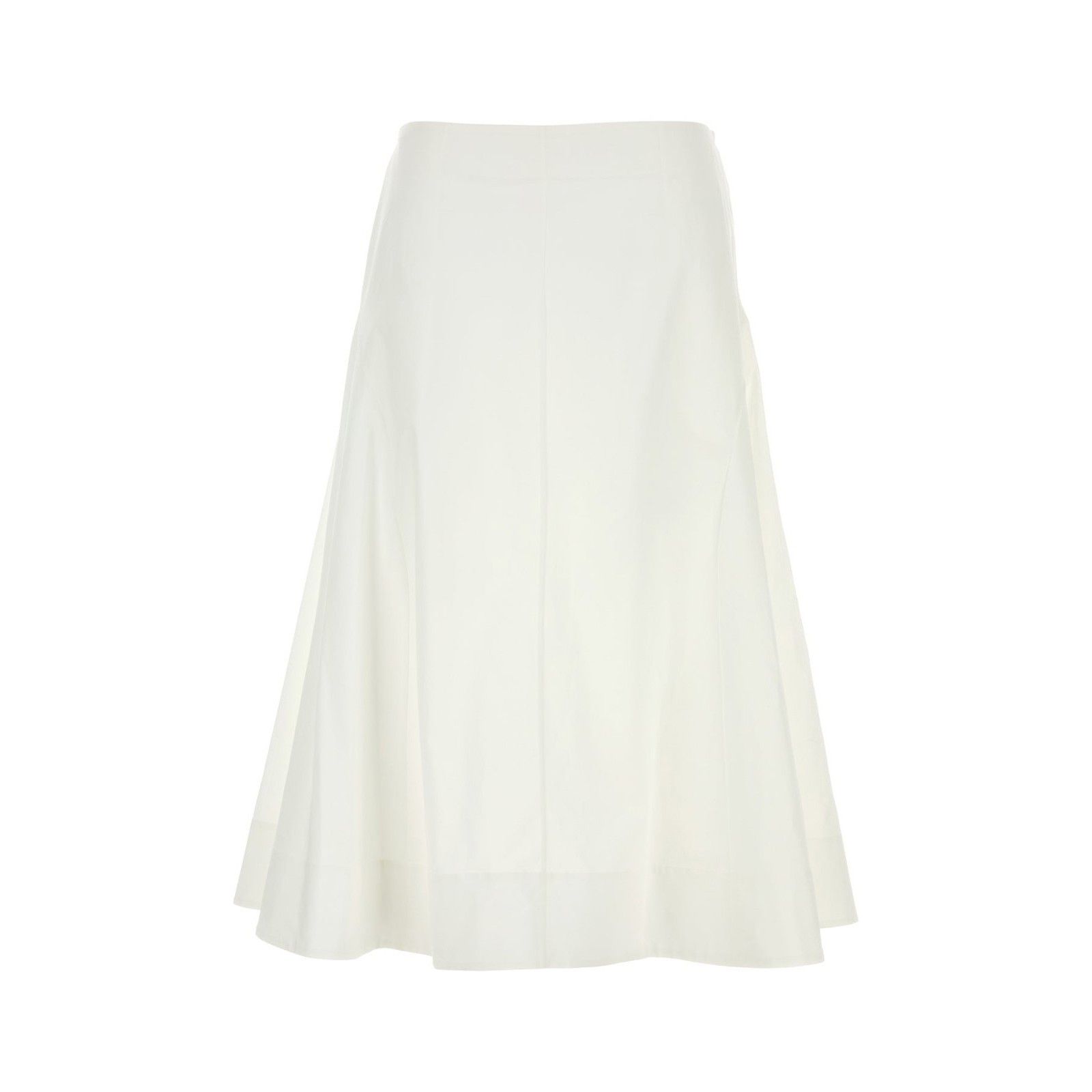 Khaite Artin White Poplin Skirt Women's Siz, Women's (Size 27)