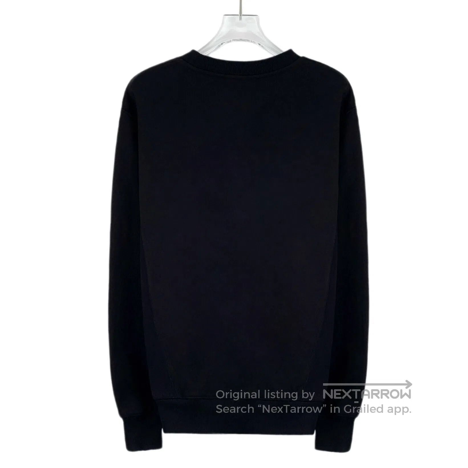 Dior Dior Black logo letter embroidered cotton long-sleeve swea Size US XXS / EU 40 - 2 Thumbnail