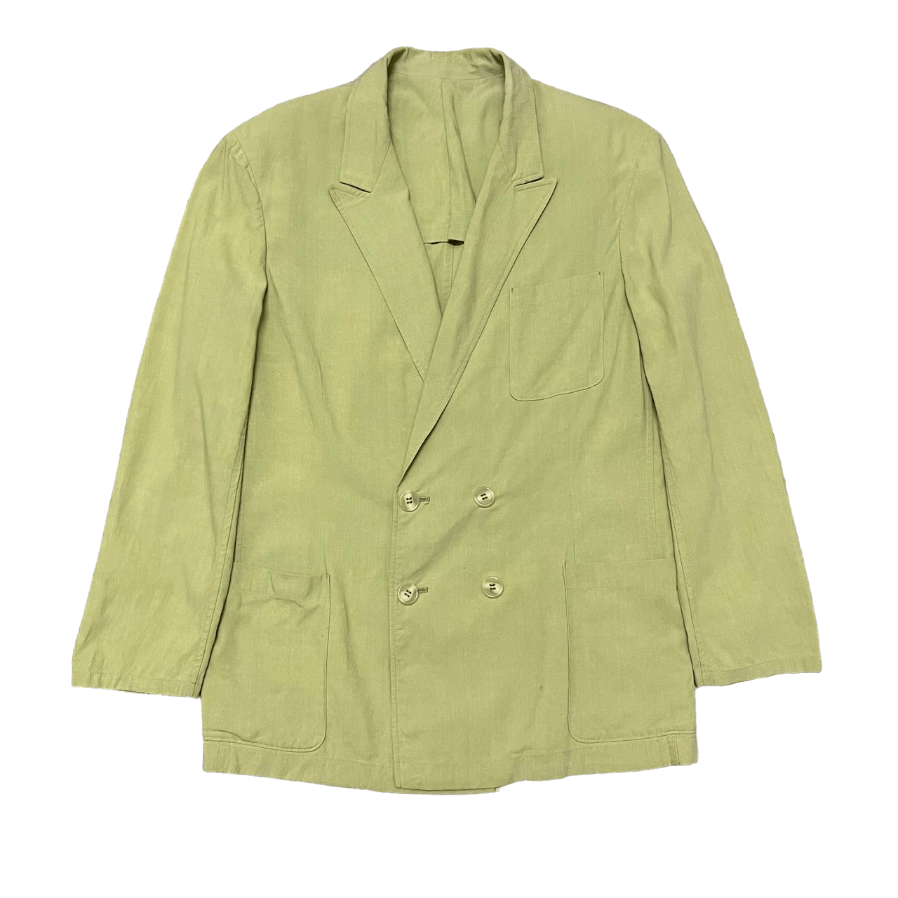 image of Aw96 Y's By Yohji Yamamoto Coat Double Breasted Jacket, Men's (Size Medium)