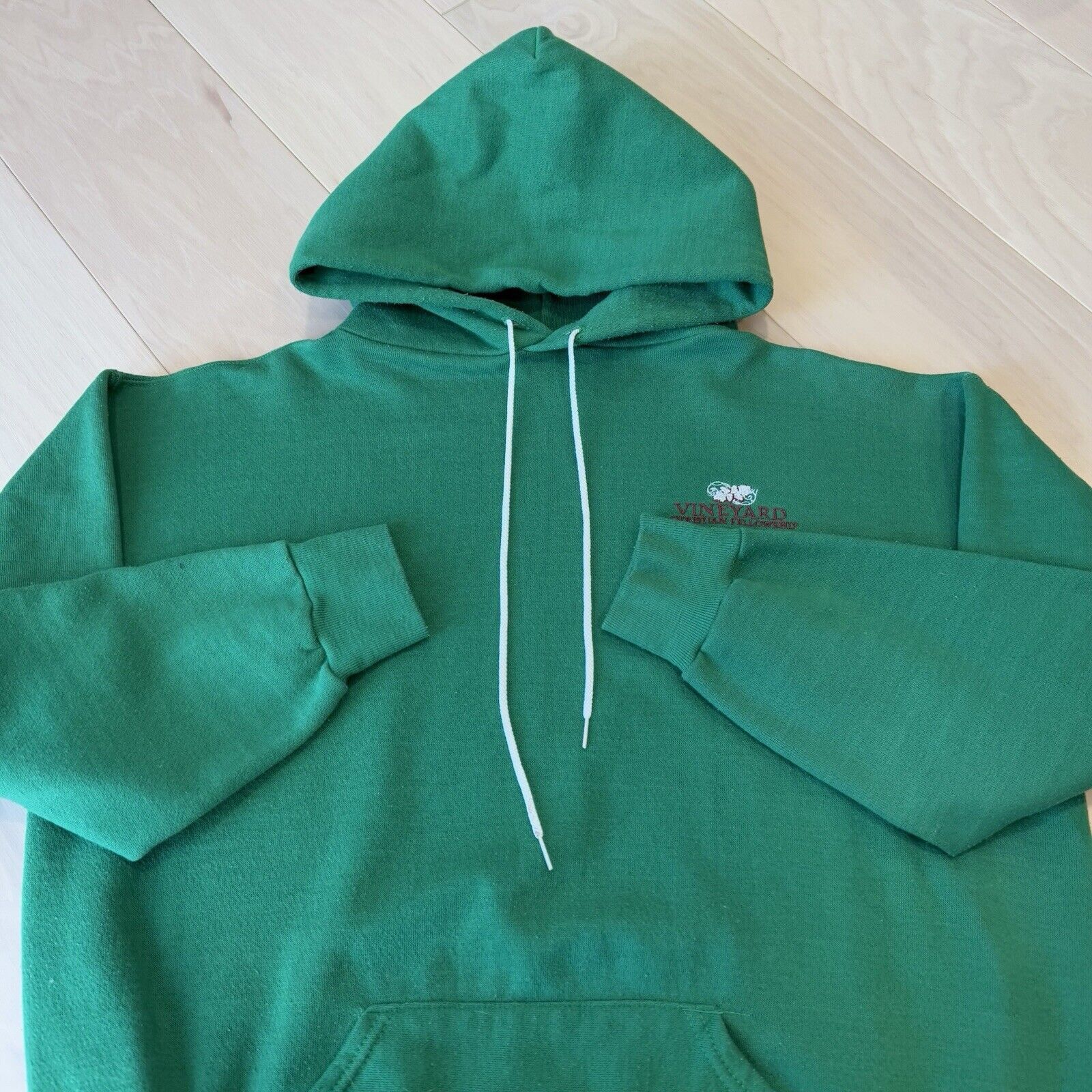 Russell Athletic × Vintage Vintage Russell Athletic Hoodie XL Green 70s Made in USA Size US XL / EU 56 / 4 - 4 Thumbnail