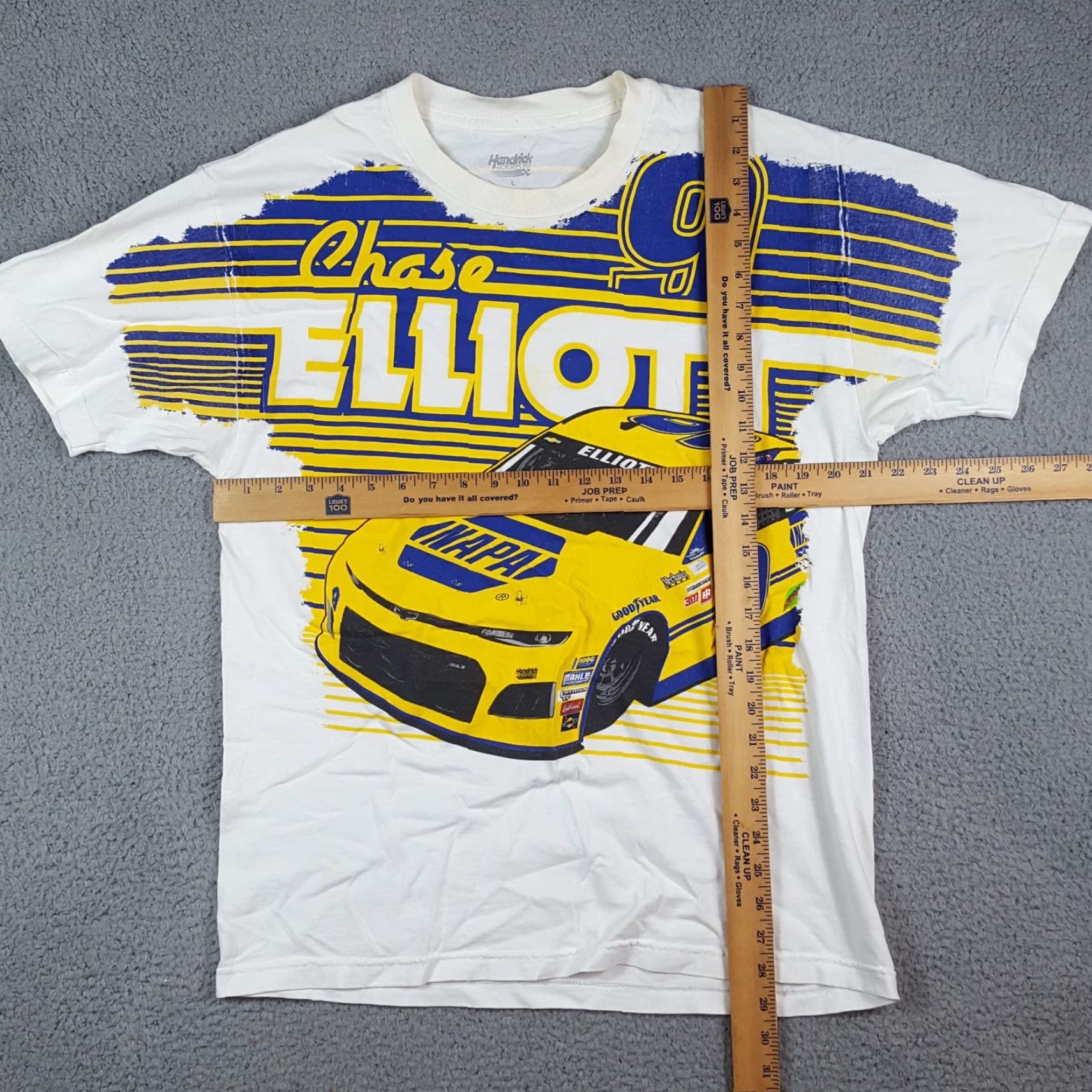 NASCAR VINTAGE Chase Elliott NASCAR Racing Double Sided Men's L Retro #9 Race Car T Shirt Size US L / EU 52-54 / 3 - 8 Thumbnail