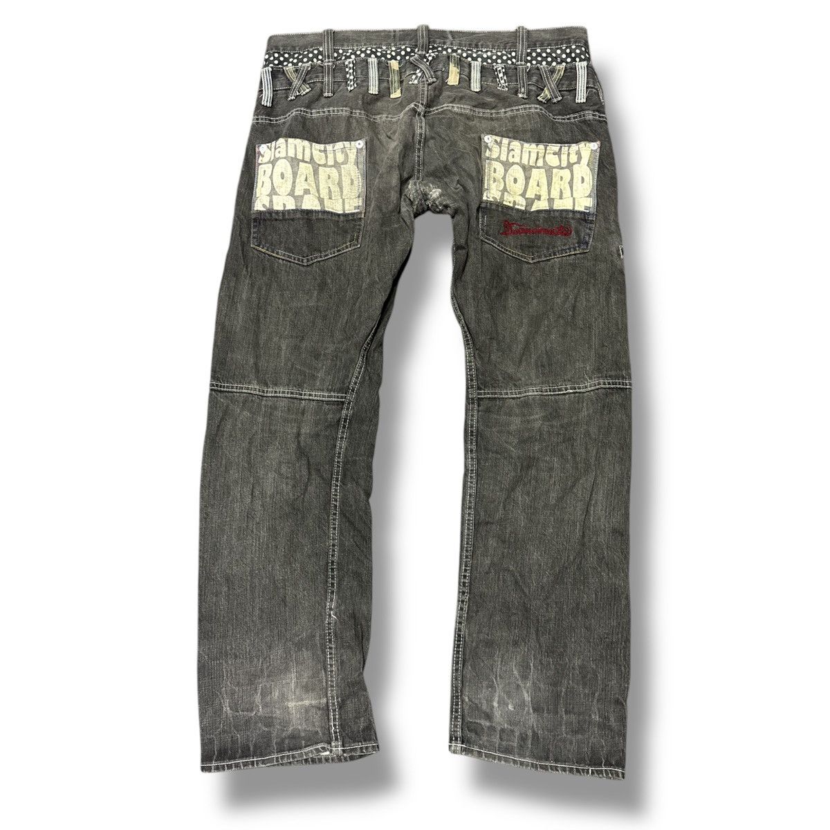 Japanese Brand DONINATE DOUBLE WAIST BAGGY JEANS Size US 41 - 6 Thumbnail