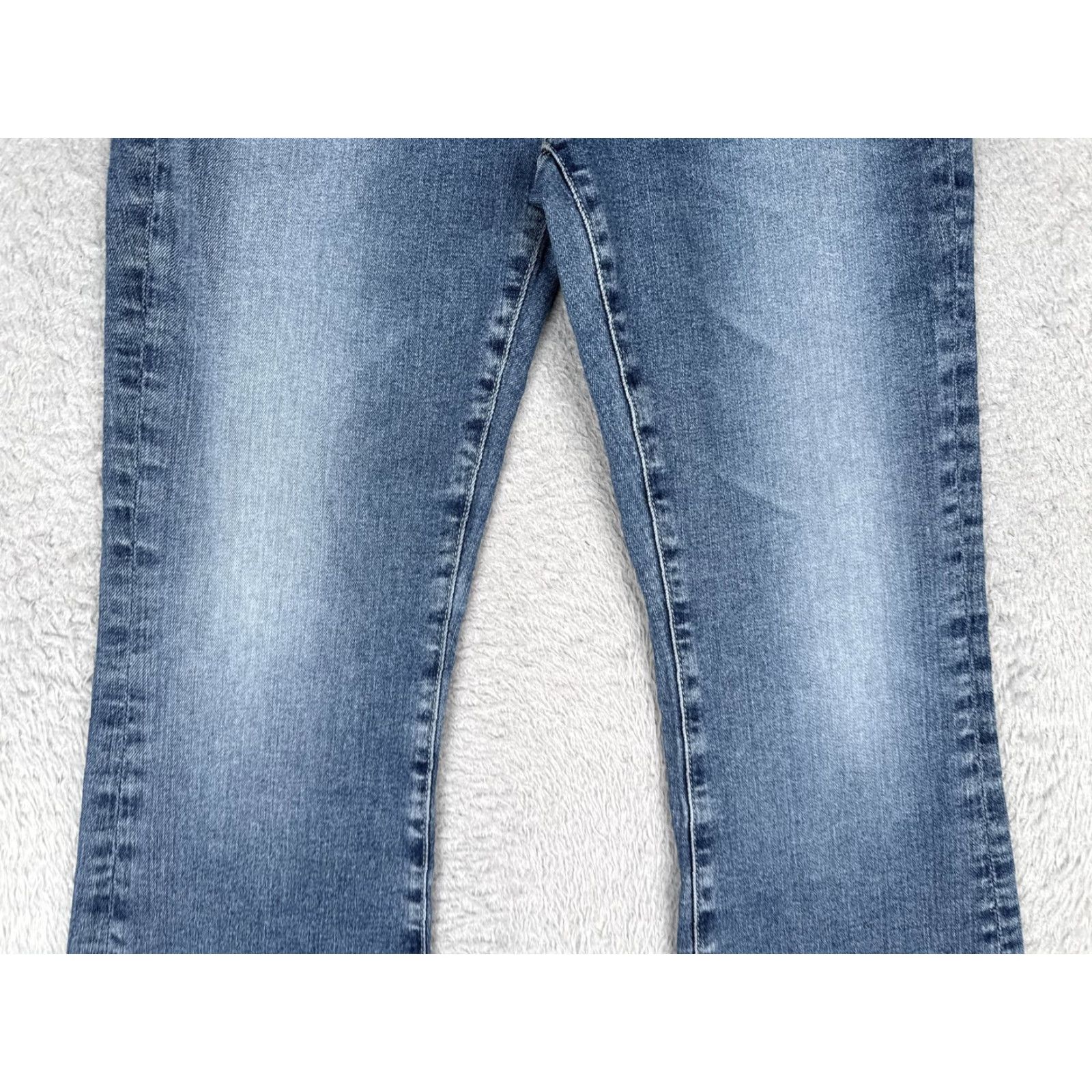 Vintage AG Adriano Goldschmied Bootcut Jeans Womens 28 Blue Wash Mid Rise Stretch Denim 5-Pocket USA Size 28" / US 6 / IT 42 - 3 Thumbnail