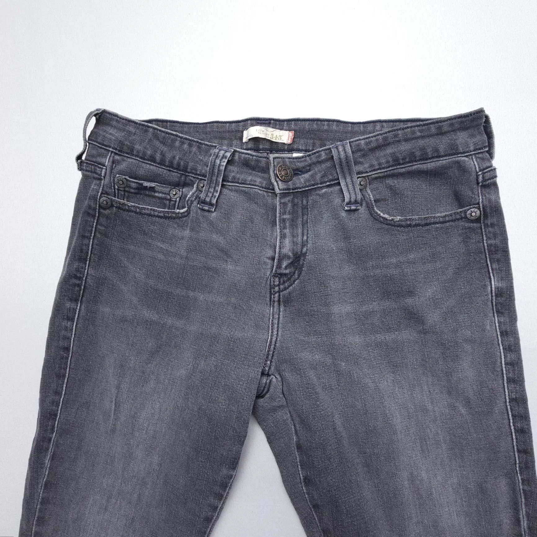 Levi's Levi's 545 Jeans Low Skinny Denim 30" Inseam 8M Gray Blue 90s Vintage Women's Regular Stretch Comfort Fashion 5-Pocket Size 30" / US 8 / IT 44 - 4 Thumbnail
