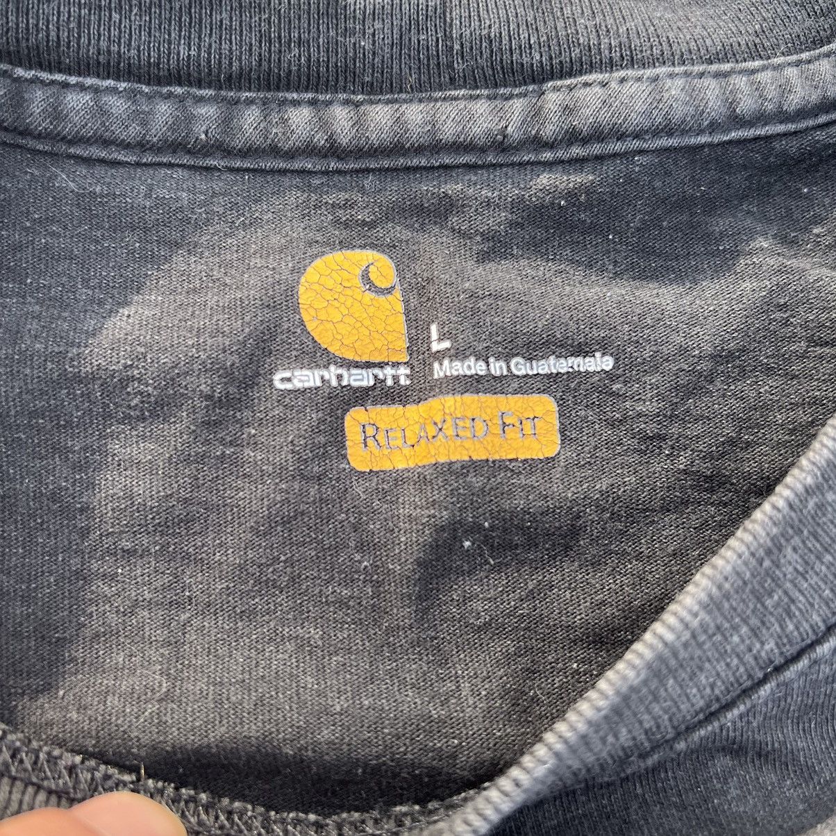Carhartt Sun Faded Distressed Workwear Big Logo T-Shirt Size US L / EU 52-54 / 3 - 4 Thumbnail