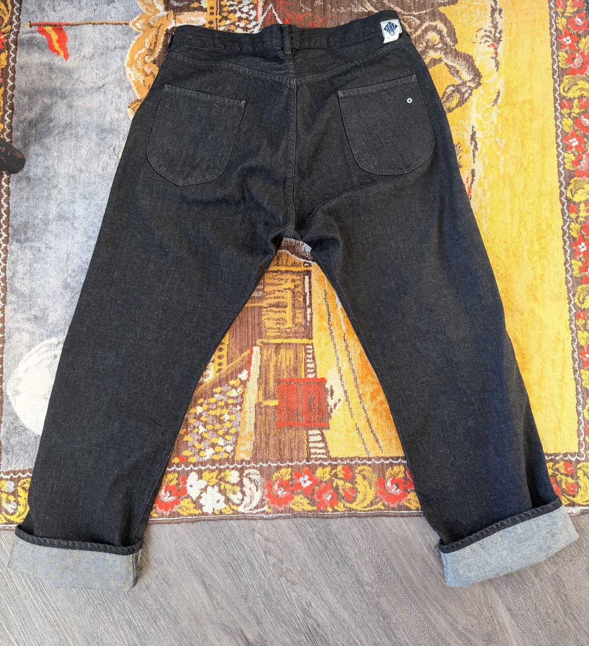 Post Overalls Post O'Alls 12oz. selvedge denim black Size US 34 / EU 50 - 2 Thumbnail