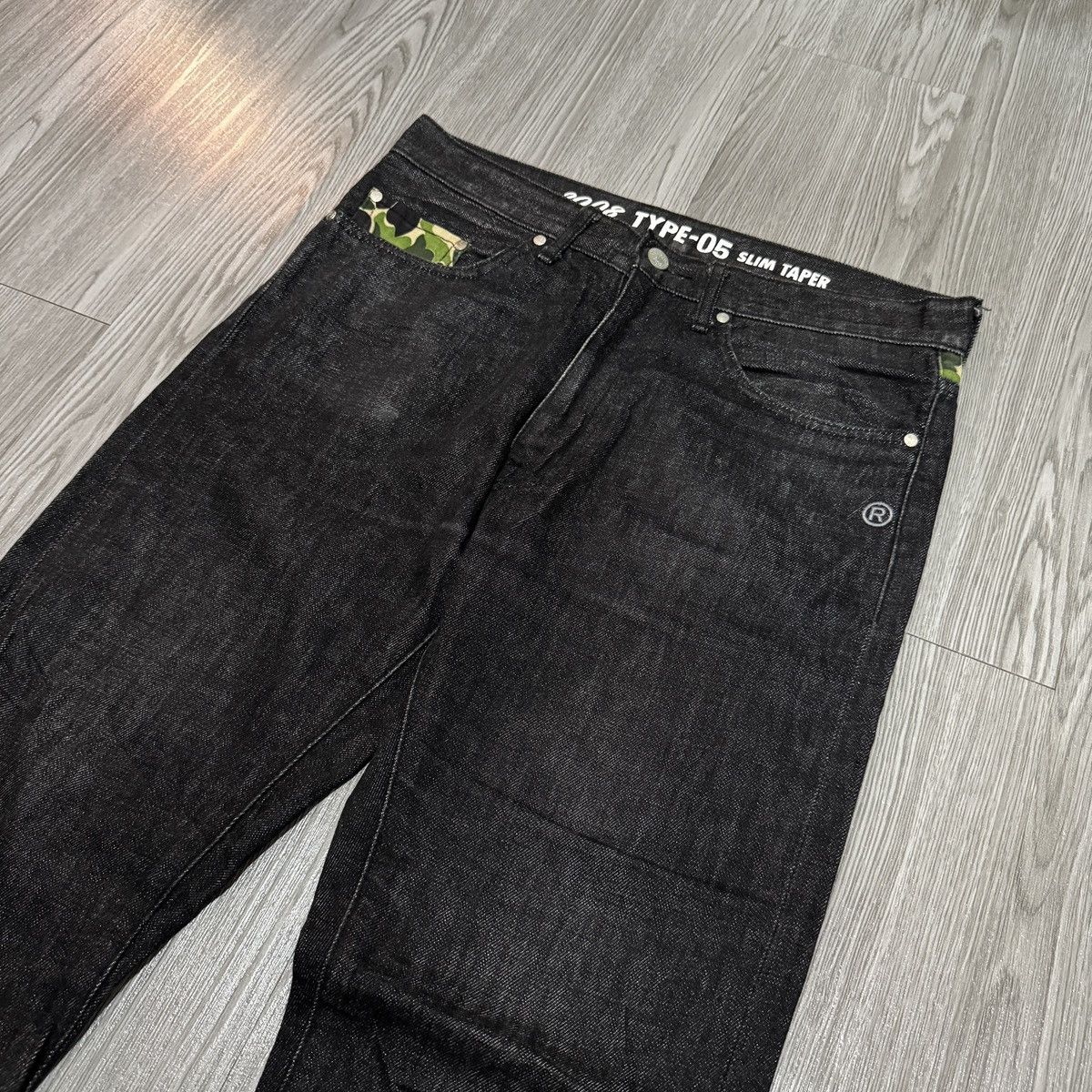 Bape Bape 2008 Type-05 Slim Taper Logo Denim Size US 32 / EU 48 - 4 Thumbnail