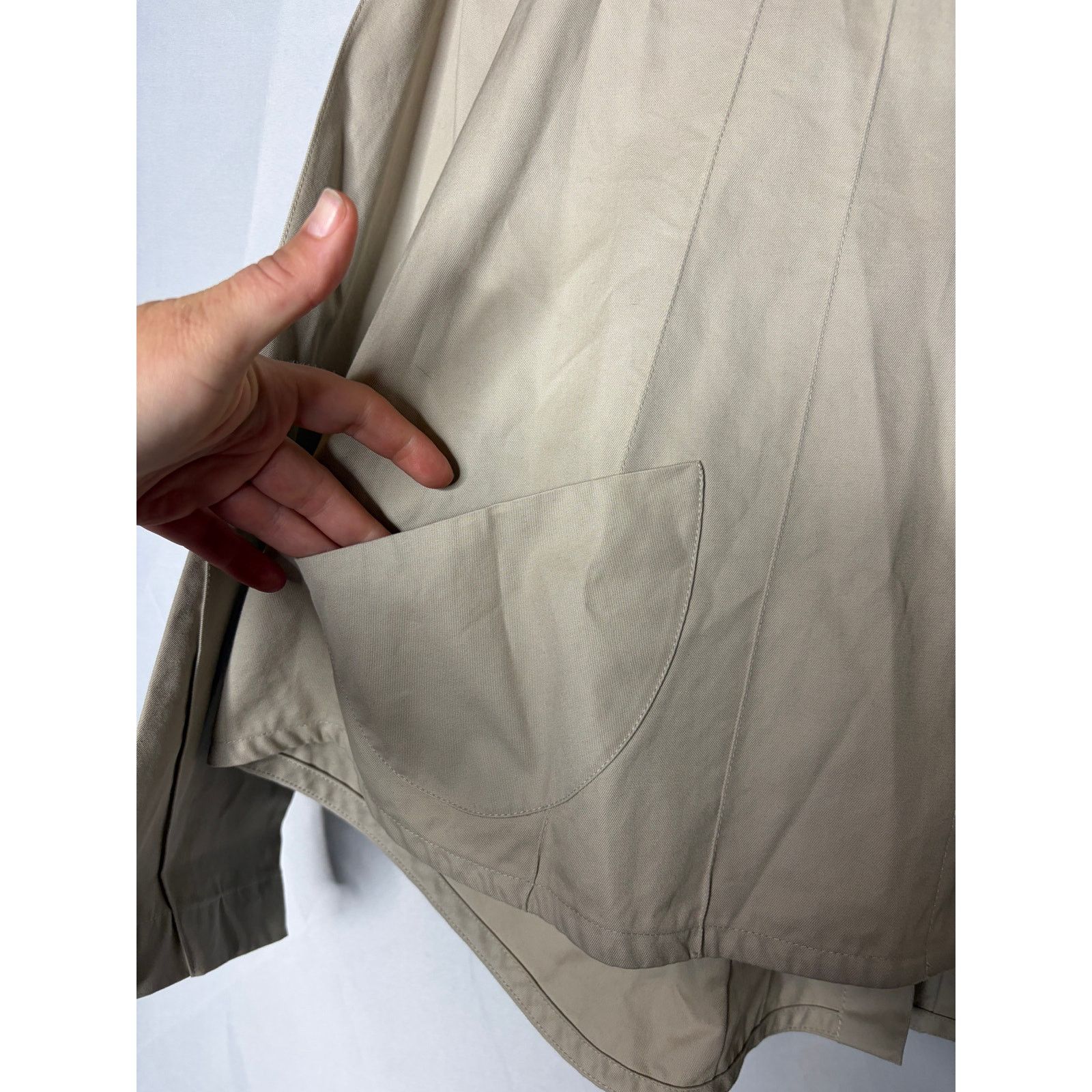 Other OKADA Paris minimalist beige cotton jacket sz T1 XS/S Size XS / US 0-2 / IT 36-38 - 7 Thumbnail