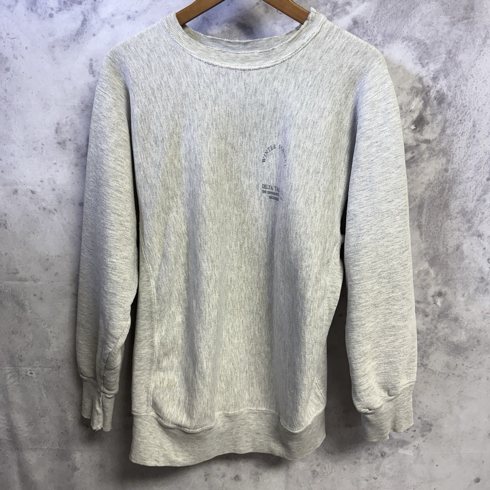 Vintage Vintage 80s Delta Tau Delta Sweatshirt Mens Medium 21x26 Col Size US M / EU 48-50 / 2 - 1 Thumbnail