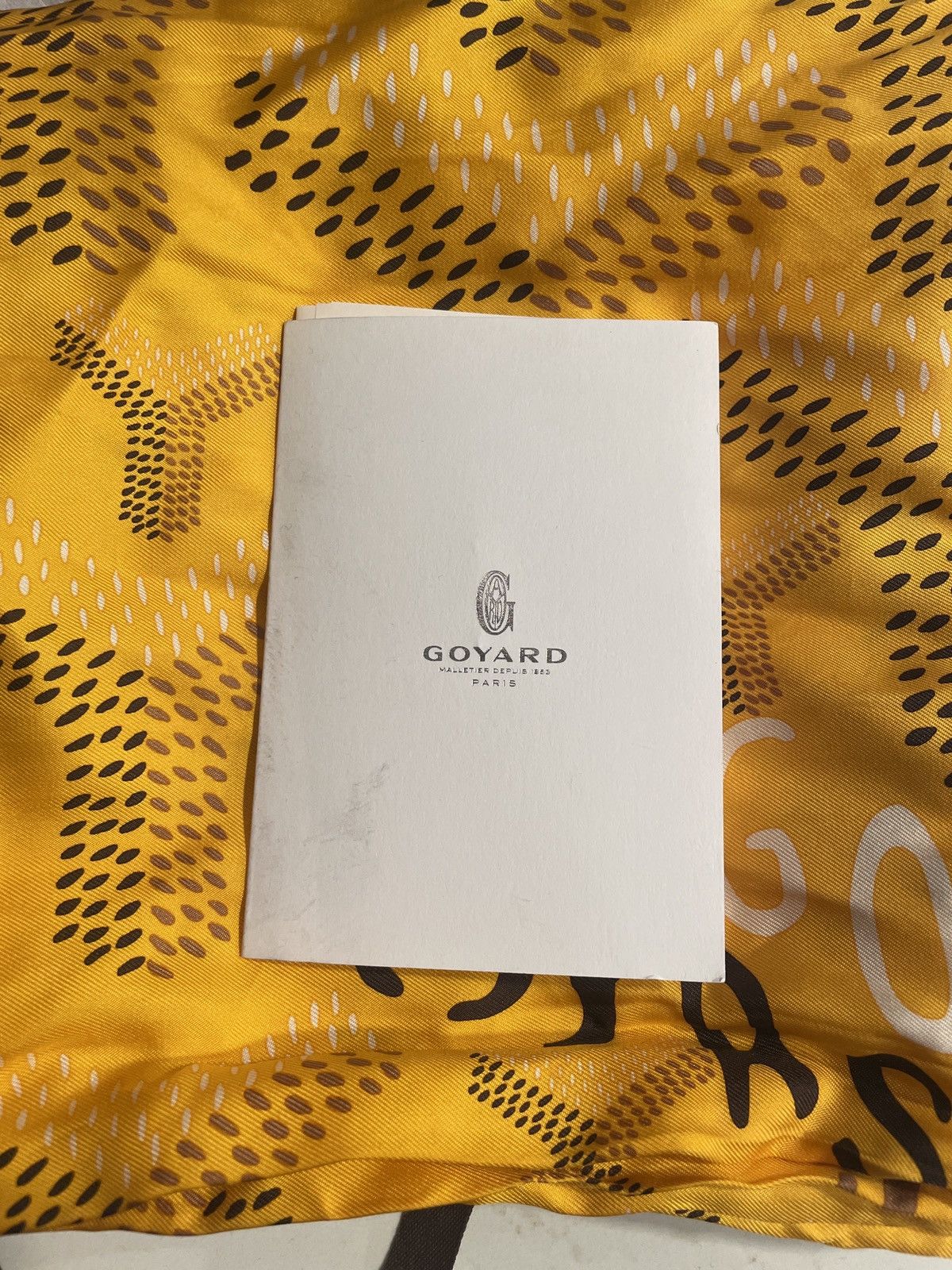 Goyard Goyard 100% Silk Scarf / Bandana Size ONE SIZE - 8 Thumbnail