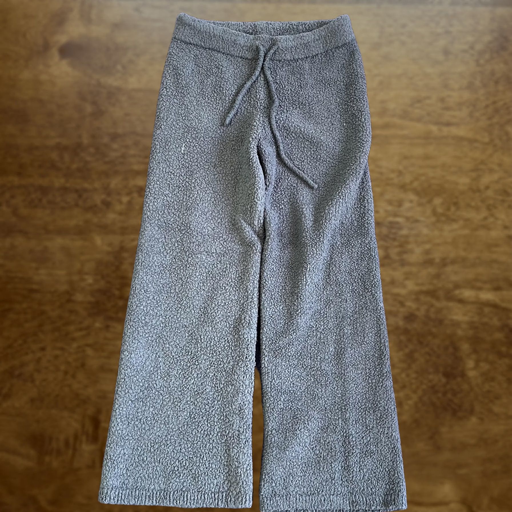 Vintage Aerie Sweatpants Womens L Green Sherpa Fleece Straight Leg Elastic Waist Lounge Size 36" / US 14 / IT 50 - 1 Thumbnail