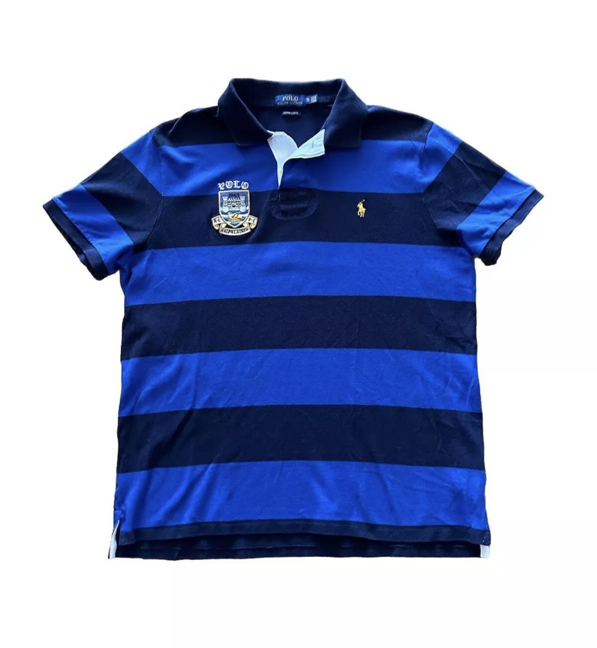 Polo Ralph Lauren × Vintage Vintage Polo Ralph Lauren RLPC Y2K Rugby T-Shirt Size US XL / EU 56 / 4 - 1 Thumbnail